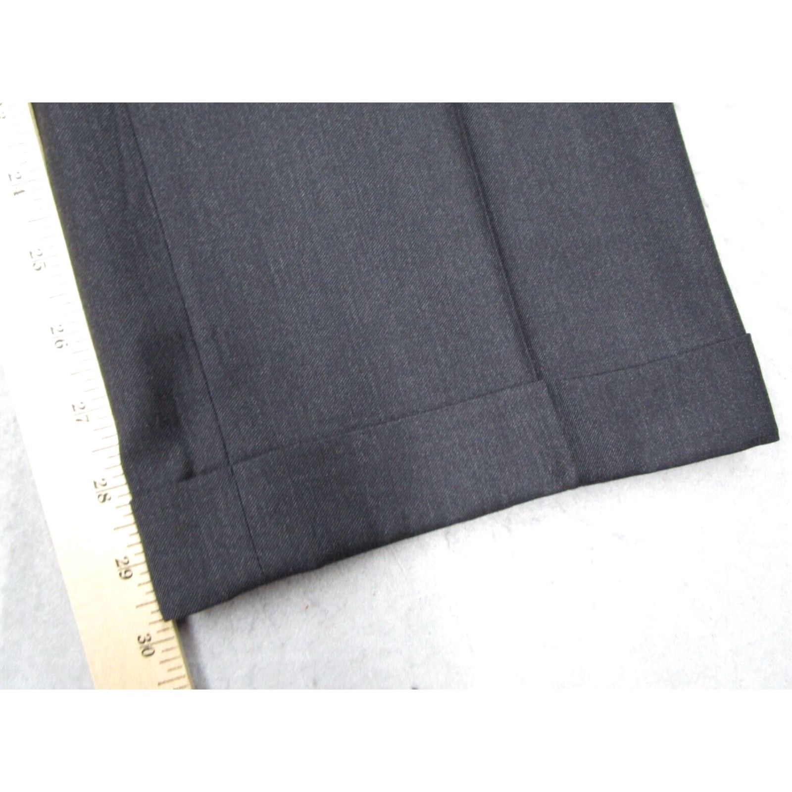 Canali Canali Mens Gray Wool Pleated Cuffed Dress Pants 34x29 Italian Made Size US 34 / EU 50 - 7 Thumbnail