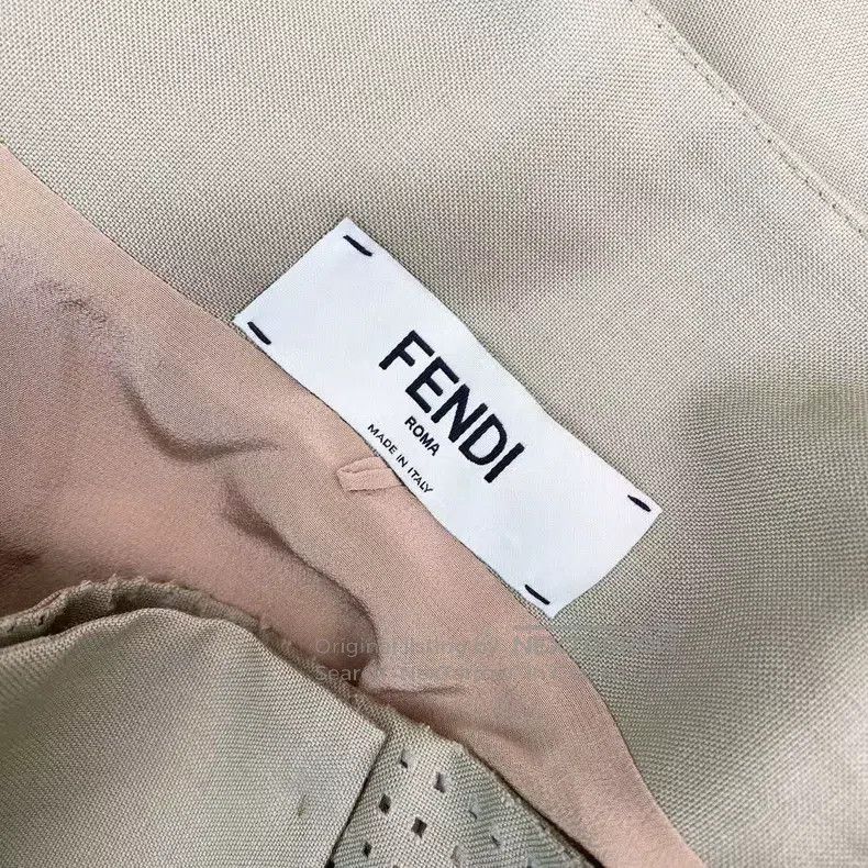 Fendi Fendi Cashmere/Wool/Mulberry Silk Green Camouflage Belted Size 25" / US 0 / IT 36 - 7 Thumbnail