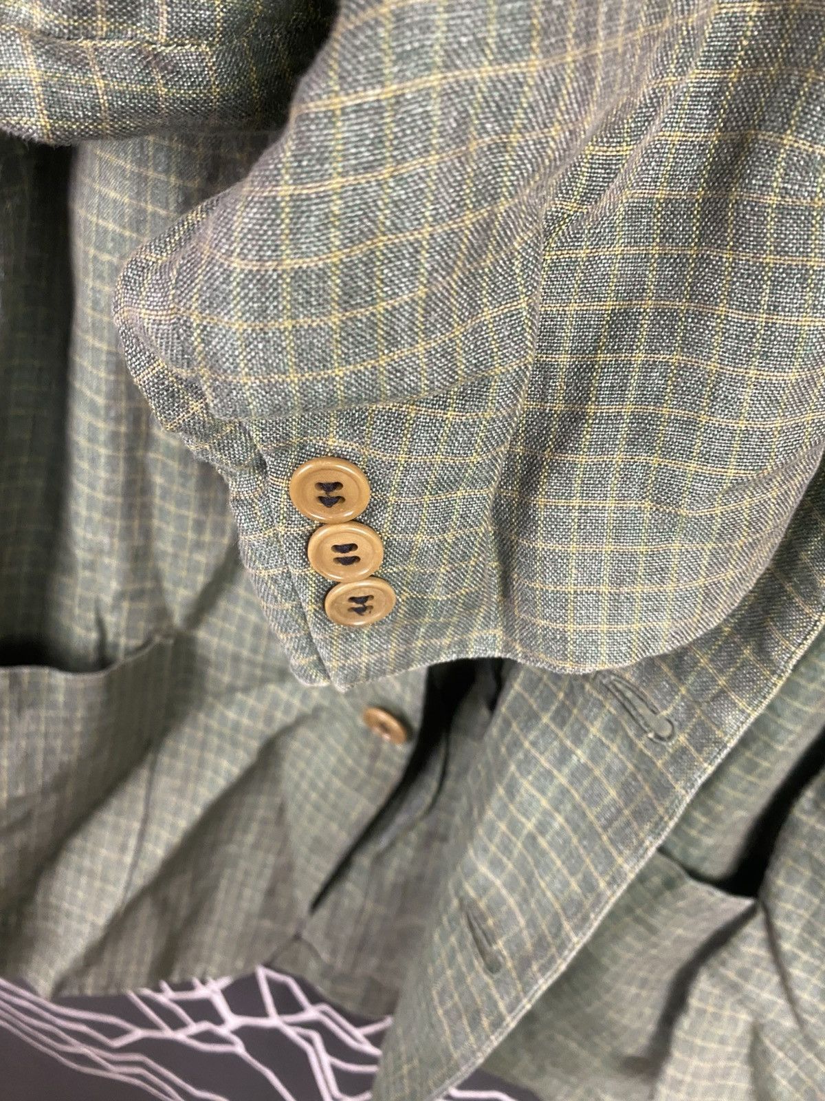 Paul Smith Vintage Paul Smith Green Casual Suit Size 40L - 8 Thumbnail