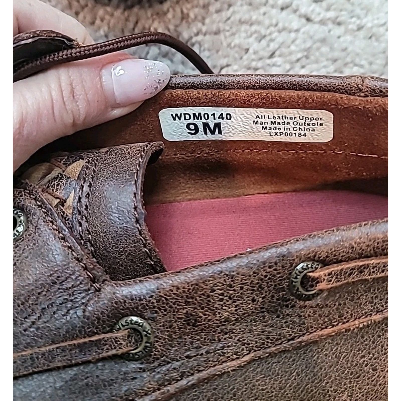 Twisted X Twisted X Women’s Driving Moc Shoes – Woven Moc Toe – Sz 9M Size US 9 / IT 39 - 9 Thumbnail