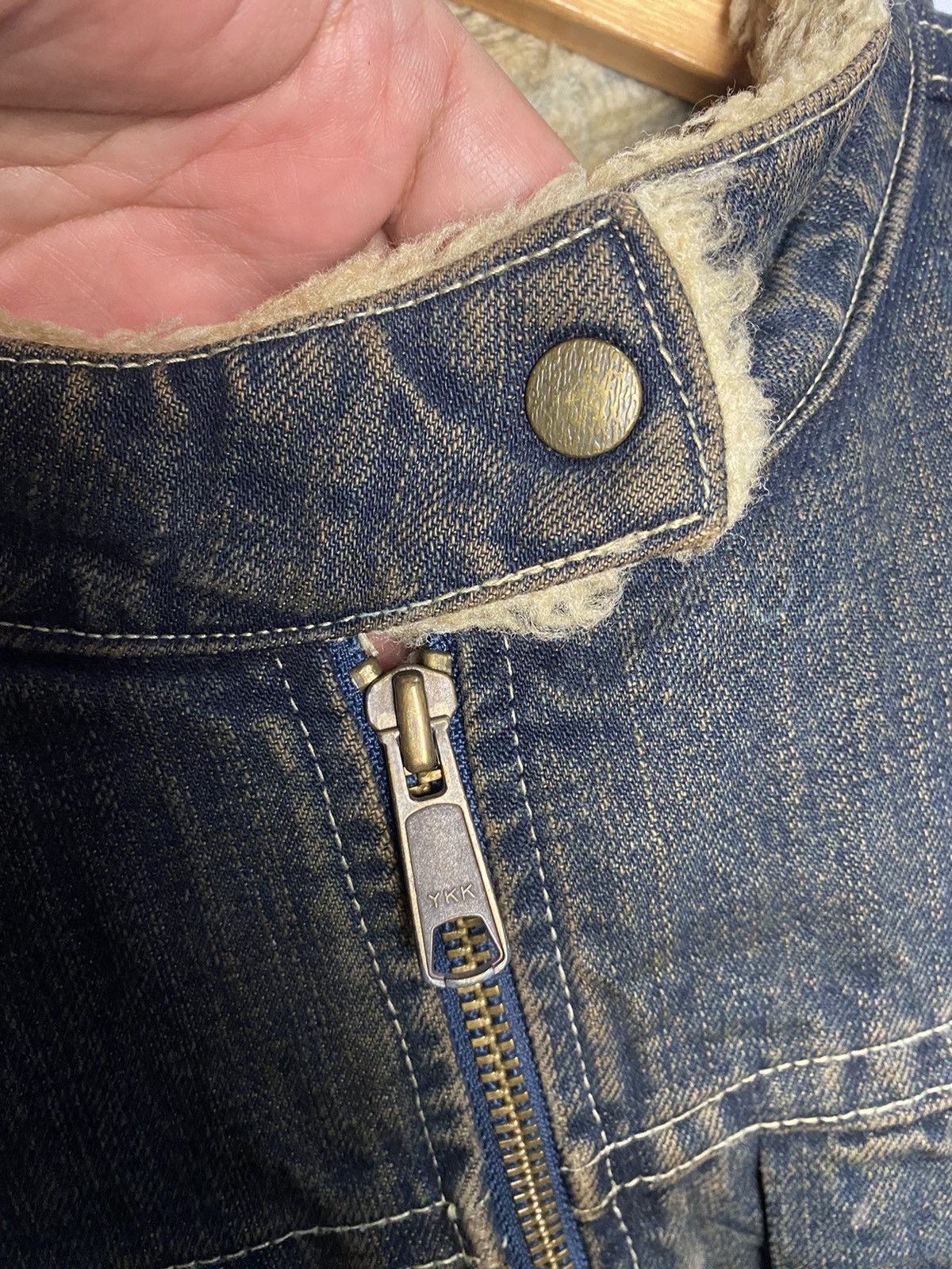 Japanese Brand Scheme.w Sherpa Denim Jacket Size US M / EU 48-50 / 2 - 8 Thumbnail