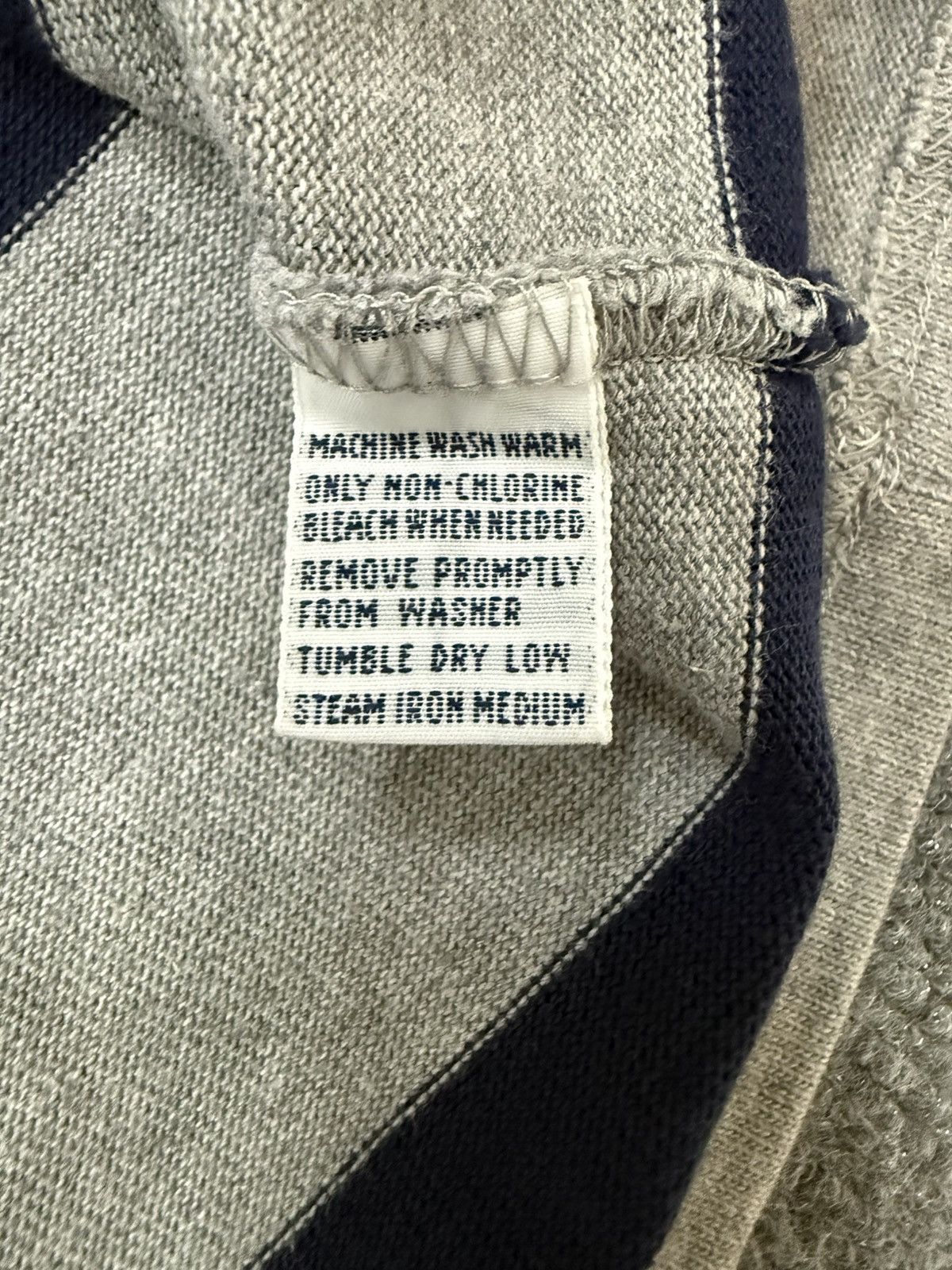 Polo Ralph Lauren Vintage Polo Sport RL Stripe Rugby Shirt Heather Gray XL Size US XL / EU 56 / 4 - 5 Thumbnail
