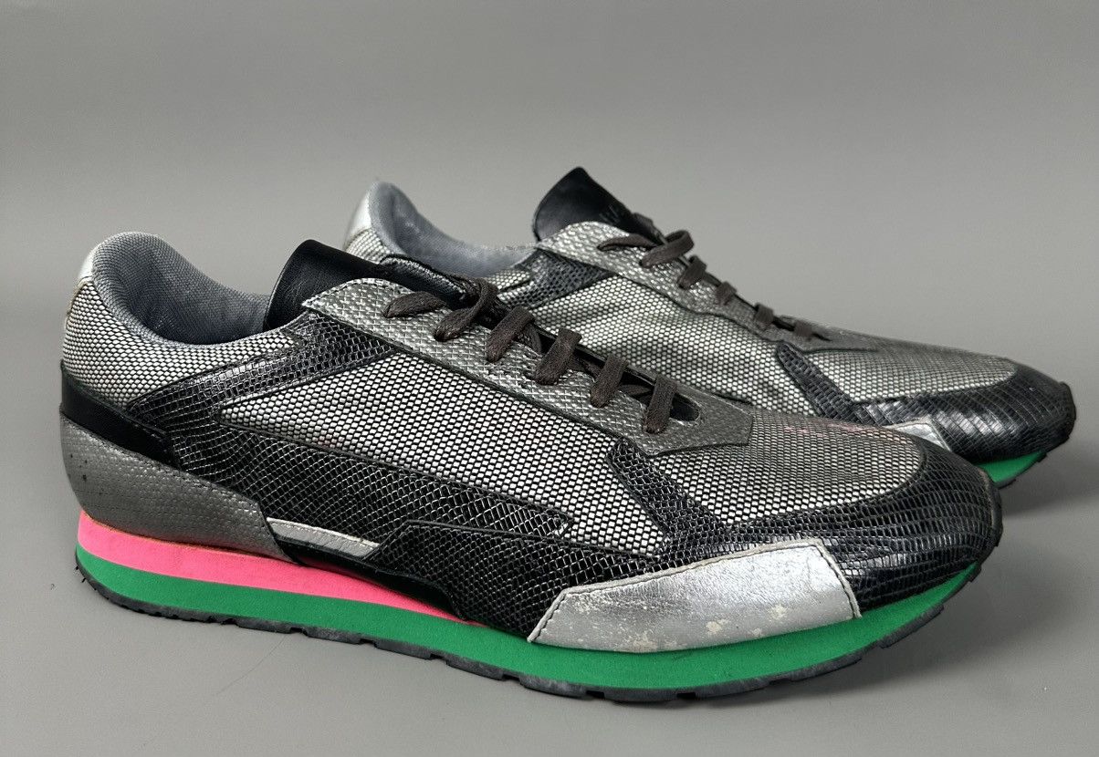 Raf Simons Raf Simons - S/S13 Holo Runner Multi Color / Metallic Silver Size US 11.5 / EU 44-45 - 9 Thumbnail