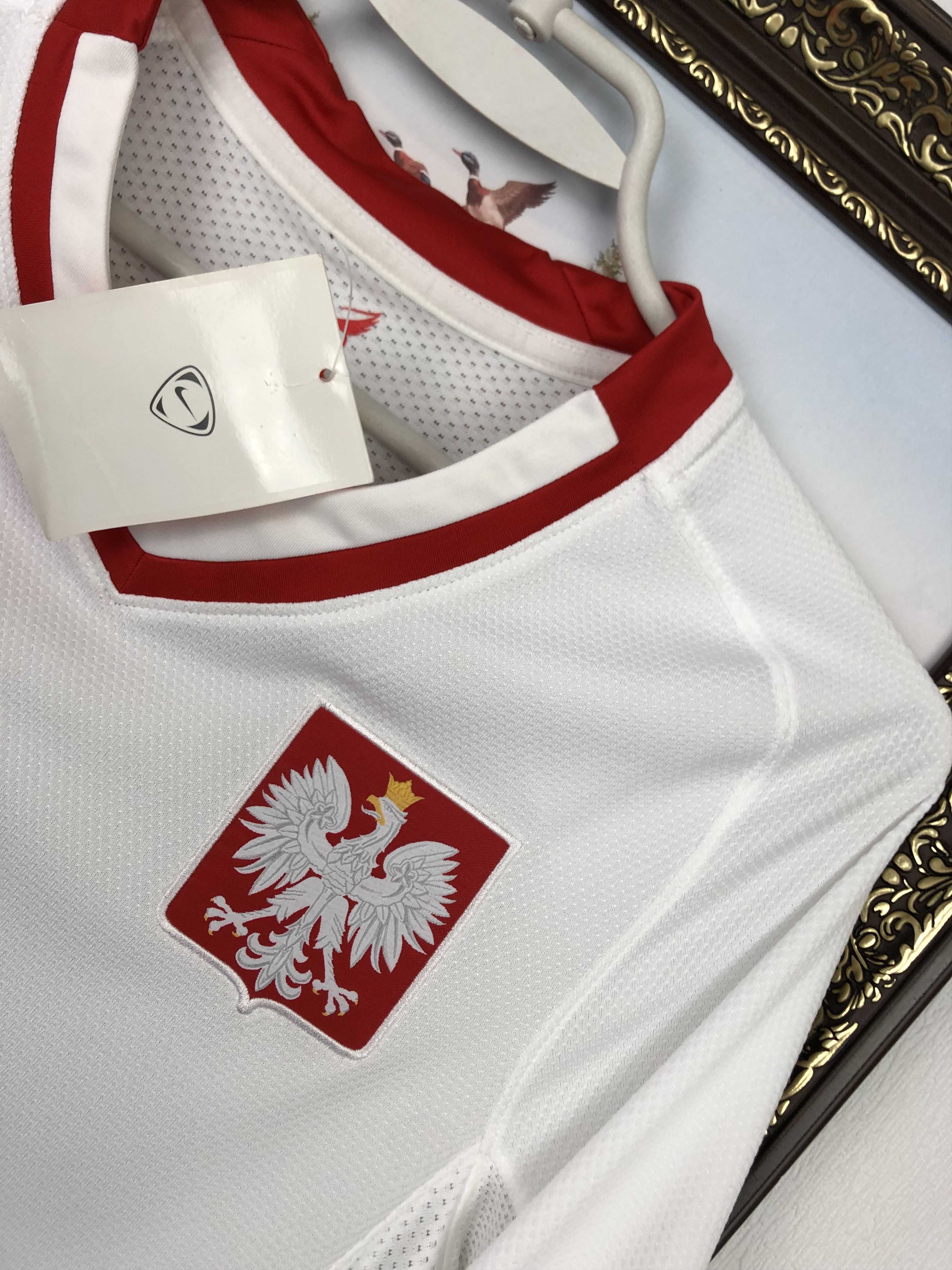 Nike Poland football shirt Soccer Nike Player Issue New Tee Size US S / EU 44-46 / 1 - 3 Thumbnail