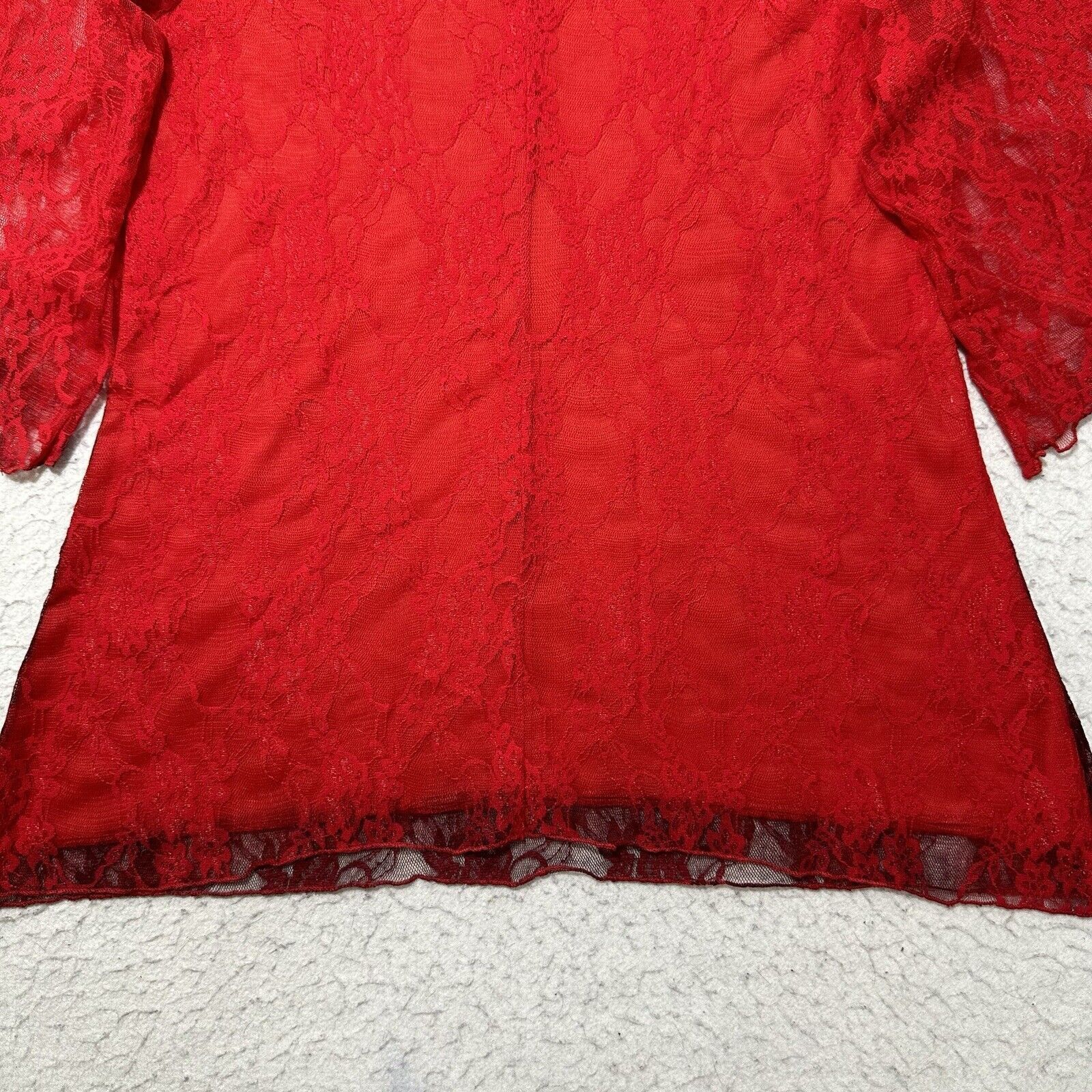 Vintage Vintage Brittany Black Small Red Black Embellished Blouse Size S / US 4 / IT 40 - 12 Thumbnail