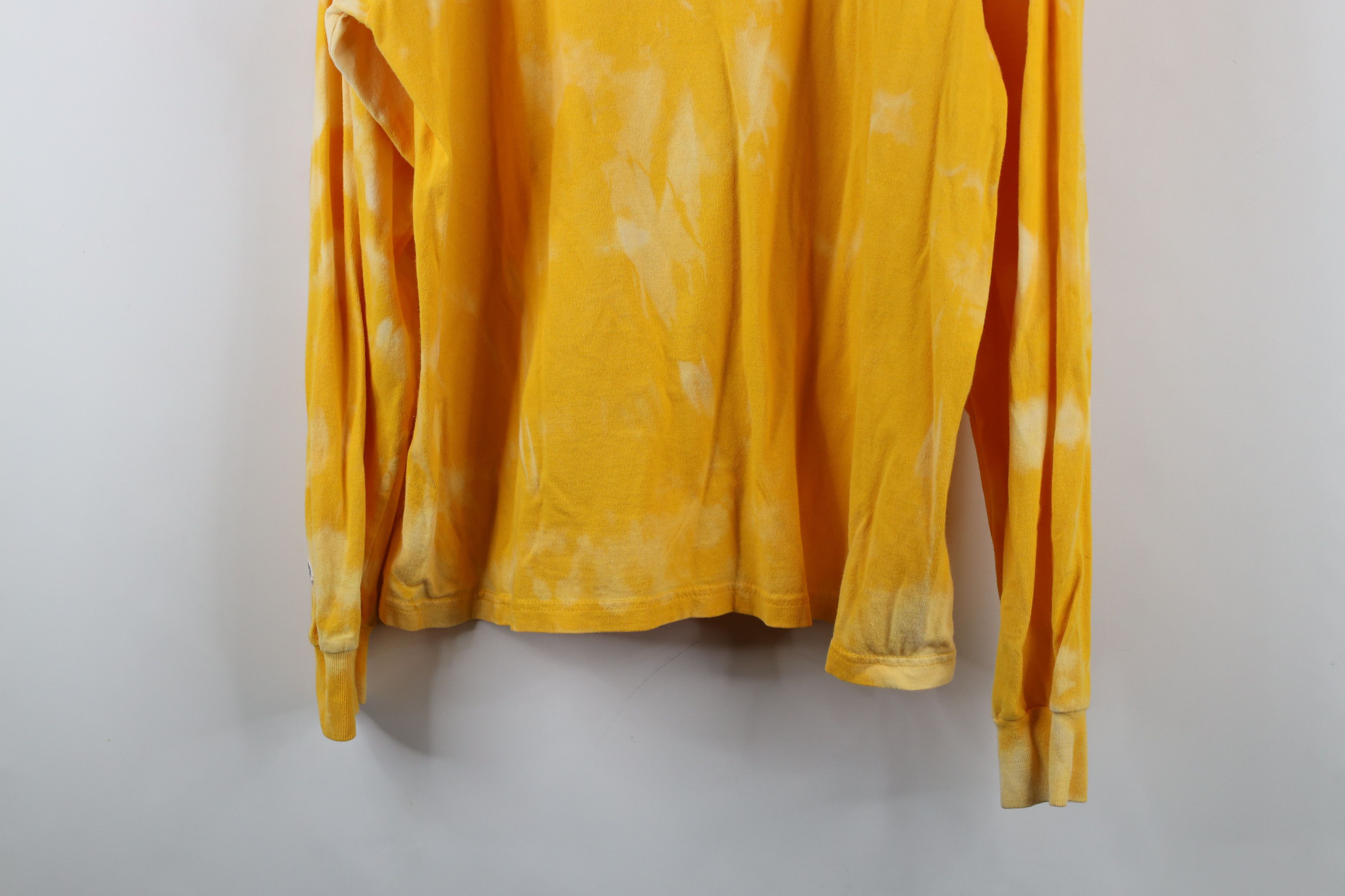 Champion × Vintage Vintage 90s Champion Acid Wash Long Sleeve T-Shirt Yellow Size US L / EU 52-54 / 3 - 13 Thumbnail