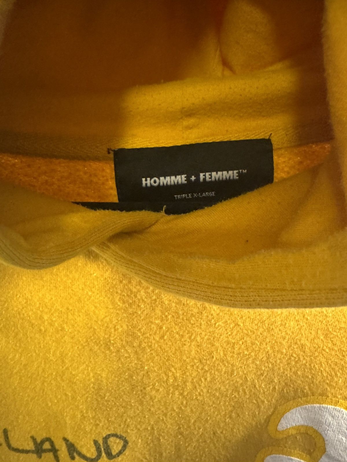 Homme + Femme La Yellow Hoodie Homme Femme Size US XXL / EU 58 / 5 - 3 Thumbnail