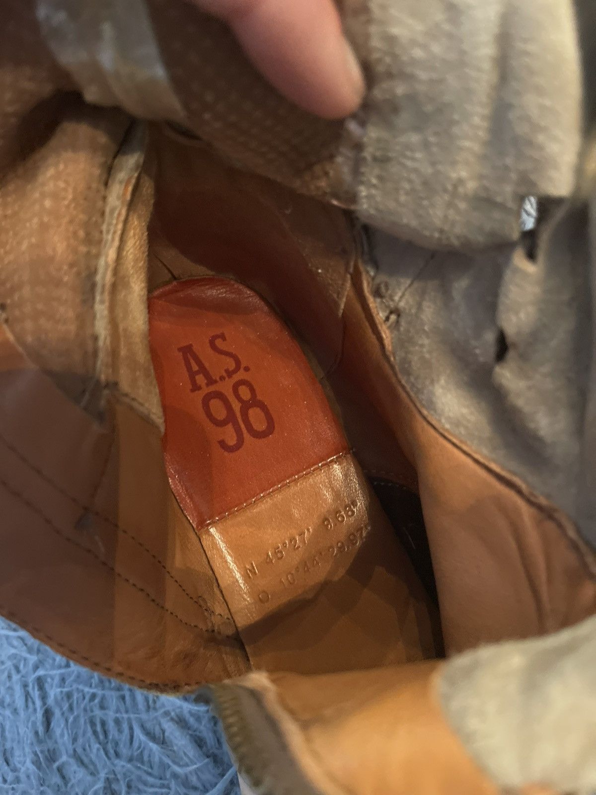 A.S.98 × Genuine Leather Airsteps A.S. 98 real leather avant garde boho style boots Size US 10 / IT 40 - 9 Thumbnail