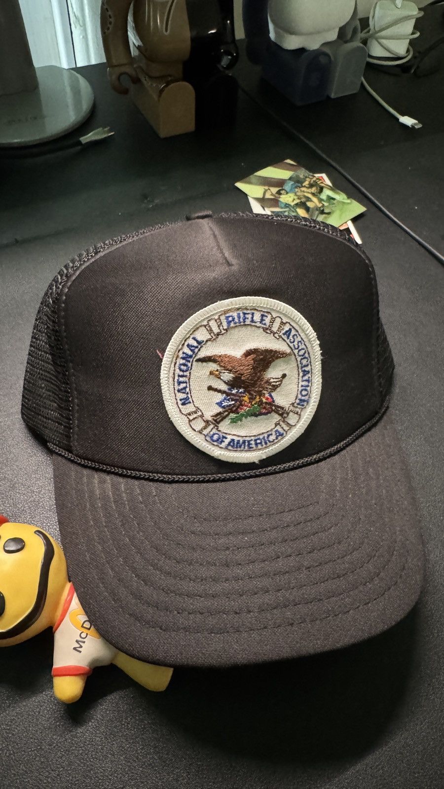 Vintage NRA Trucker Hat Size ONE SIZE - 2 Thumbnail