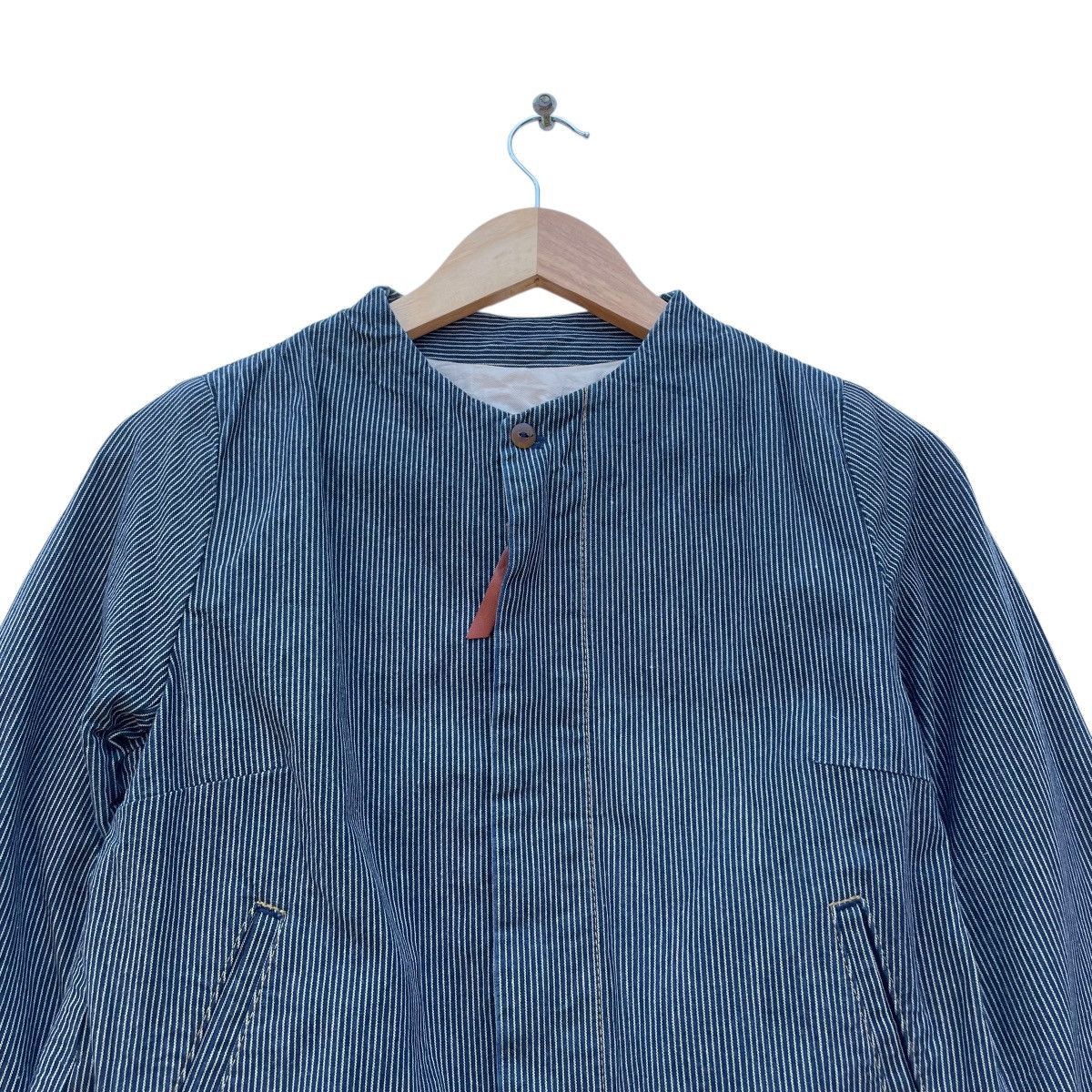 45rpm 💥Japanese Brand Pallas Palace Cropped Hikory Denim Jacket Size M / US 6-8 / IT 42-44 - 3 Thumbnail