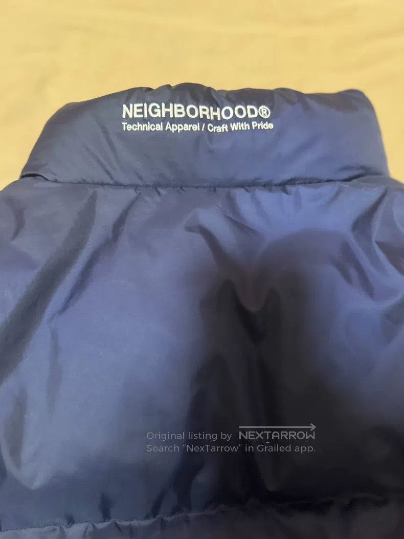 Neighborhood Neighborhood Letter Embroidered Vest, Down Vest Jacket for Size US L / EU 52-54 / 3 - 6 Thumbnail