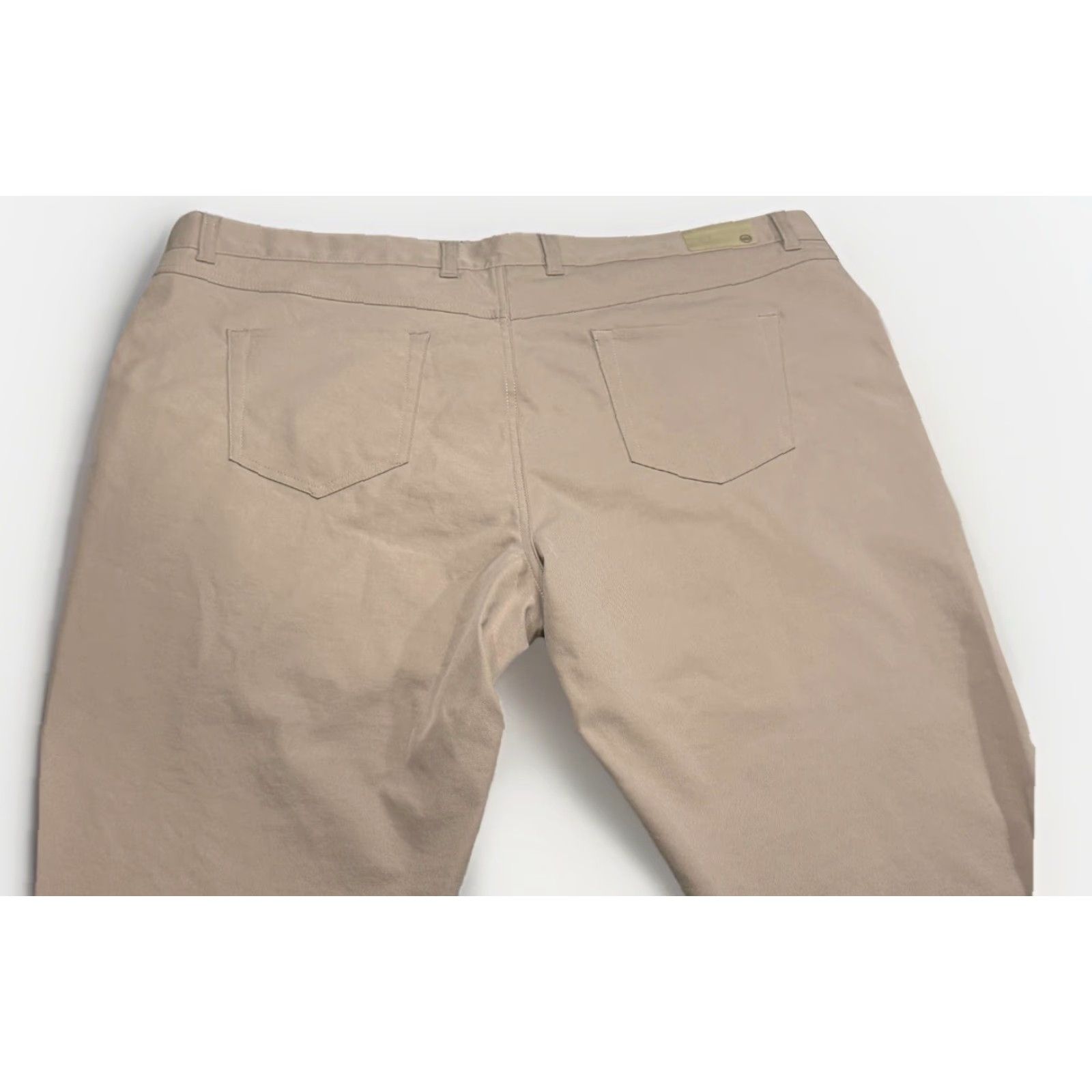 Peter Millar Peter Millar Pants Mens 44x33.5 Khaki Chino Flat Front Straight Leg Modern Lightweight Quick Dry Moisture Wicking Casual Workwear Golf Preppy Mens Size US 44 / EU 60 - 5 Thumbnail