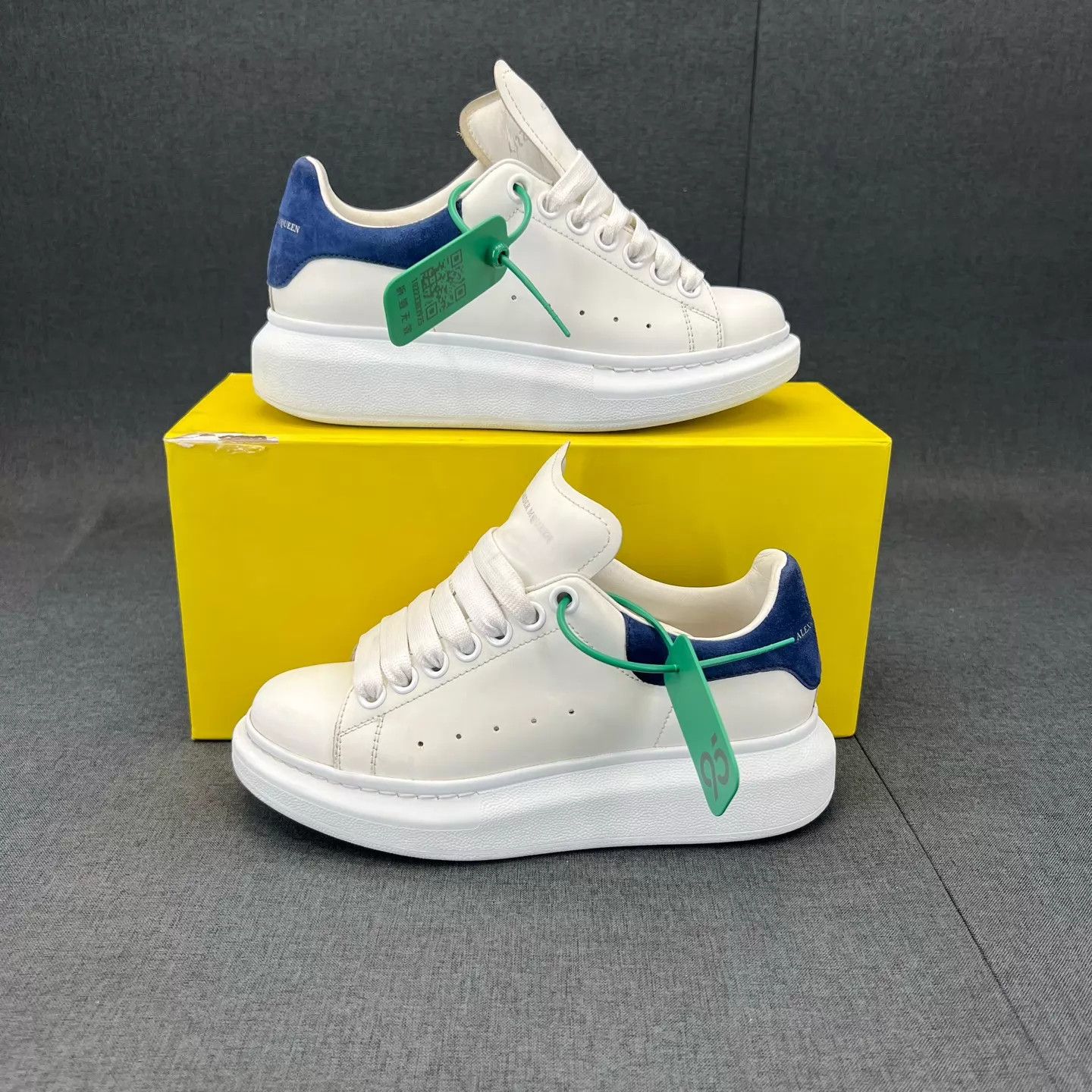 Alexander McQueen McQ white/blue with blue tail shoes EU35 like new Size US 4.5 / IT 34.5 - 2 Thumbnail