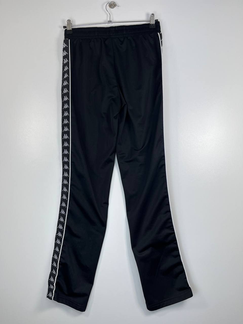 Kappa Kappa Track Pants Black Vintage Style Logo Tape Size S Size US 36 / EU 52 - 5 Thumbnail