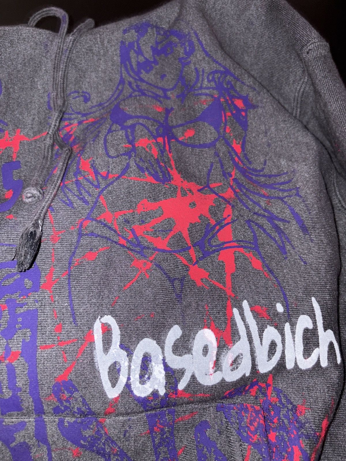 Japanese Brand Basedbich mens 1of1 hoodie large oversized fit Size US L / EU 52-54 / 3 - 2 Thumbnail