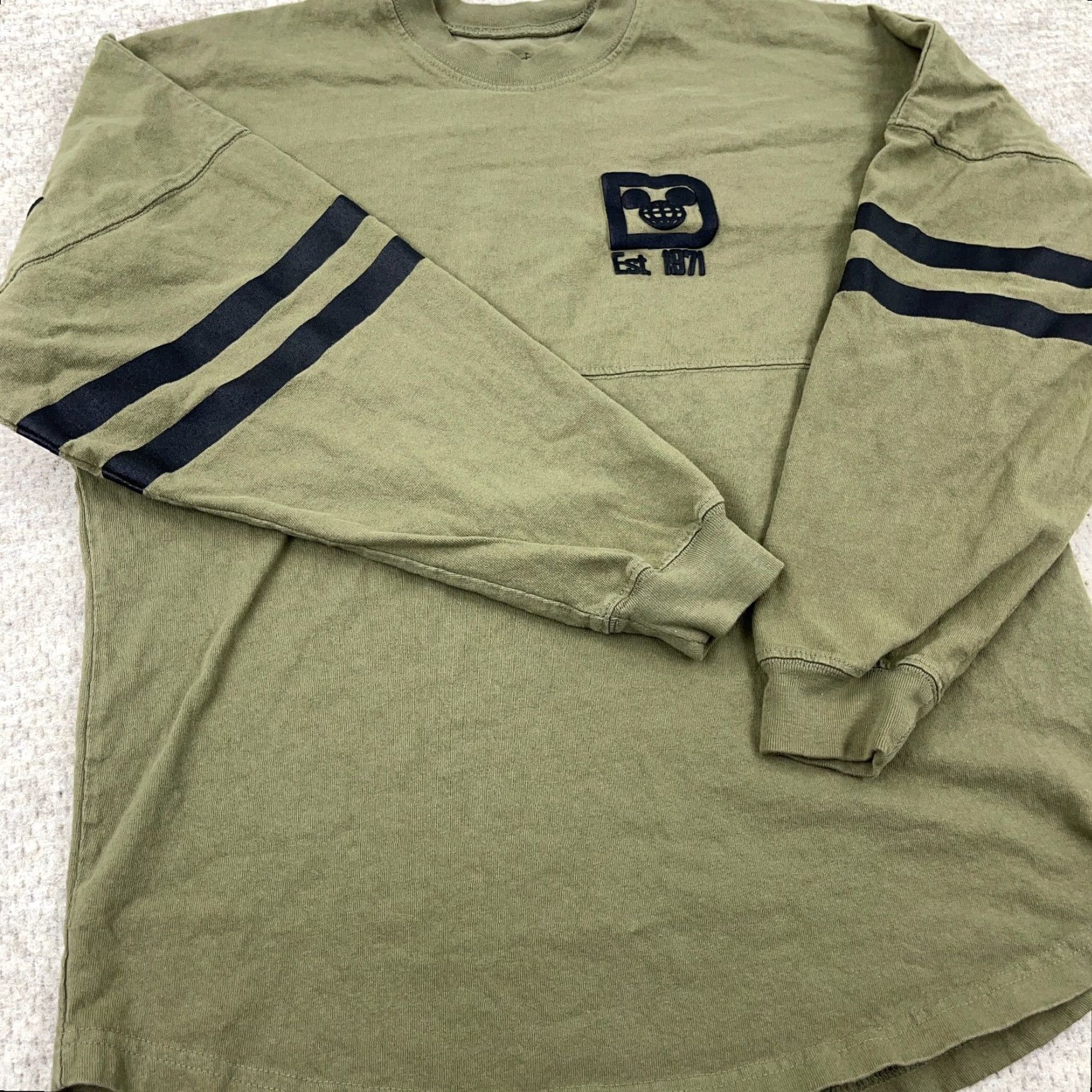 Disney Disney Spirit Jersey Women's Small Olive Green Long Sleeve Graphic Tee Walt Disney World Size S / US 4 / IT 40 - 6 Thumbnail