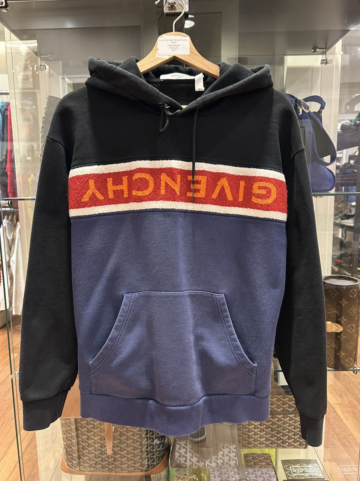 Givenchy Givenchy Logo Stripe Hoodie Size US M / EU 48-50 / 2 - 1 Thumbnail