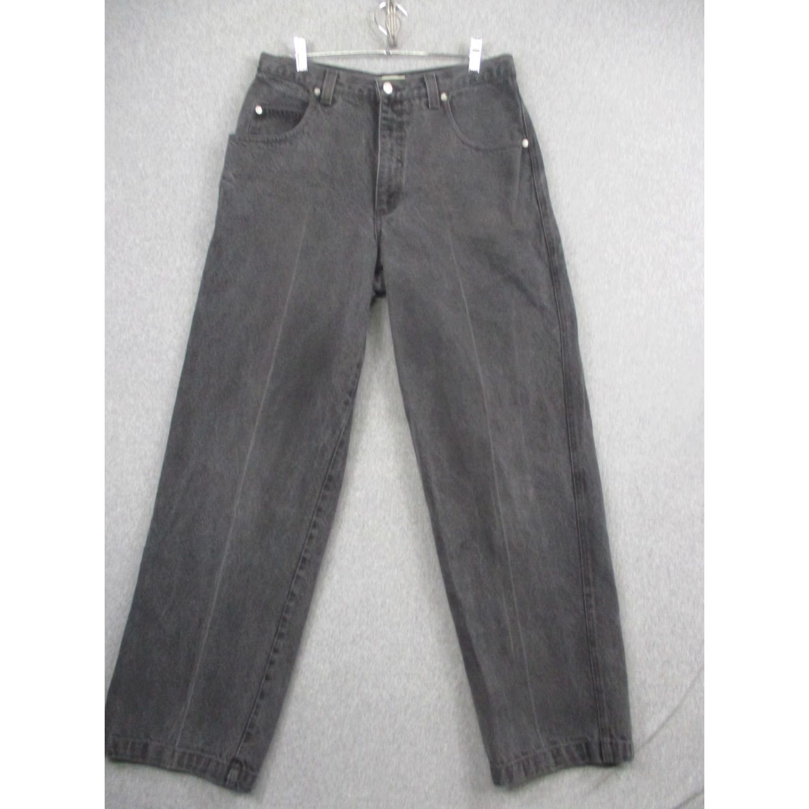 Guess VINTAGE Guess Jeans Mens 34x32 Gray High Rise Straight Denim Made USA 90s Size US 34 / EU 50 - 2 Thumbnail