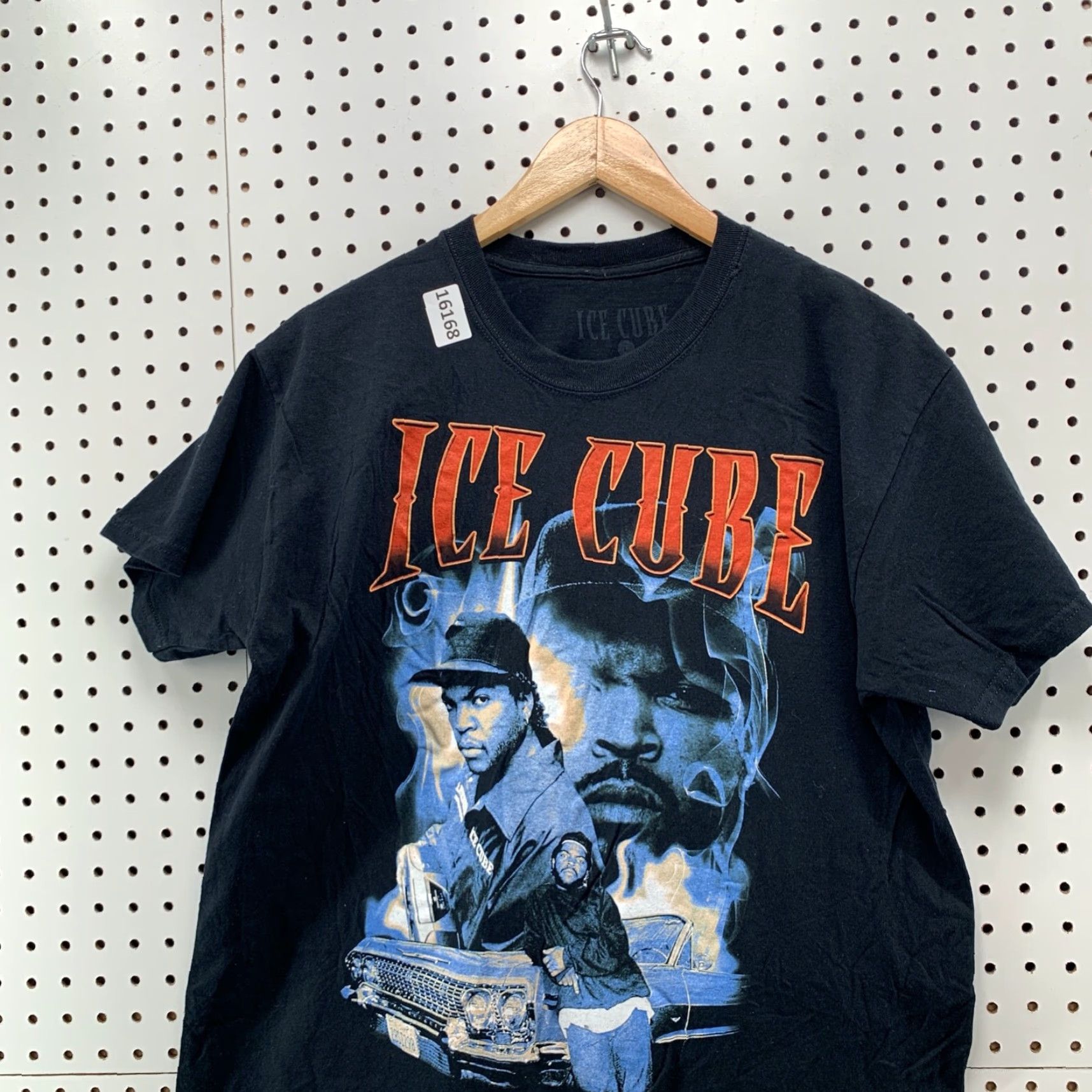 Vintage ICE CUBE Shirt Black Adult Large Short Sleeve Rap Tee Hip Hop Size US L / EU 52-54 / 3 - 6 Thumbnail