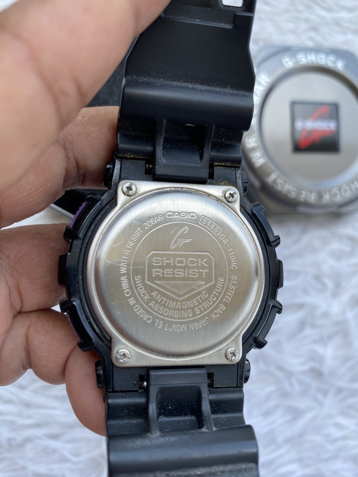 Casio Casio G-SHOCK GA-110HC-1A Black Blue Purple Watches Size ONE SIZE - 9 Thumbnail