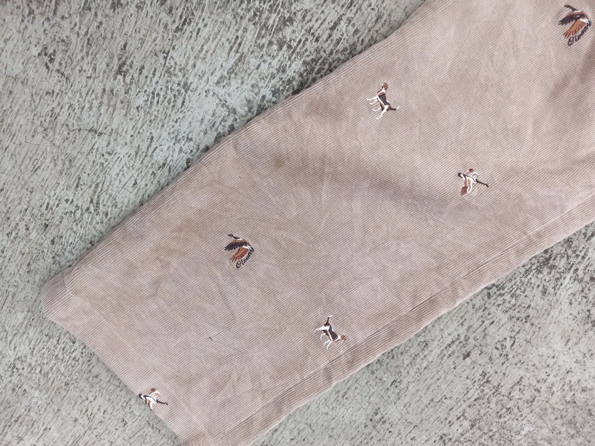 Japanese Brand Olzen corduroy with animal tile Size 24" / US 00 / IT 34 - 13 Thumbnail