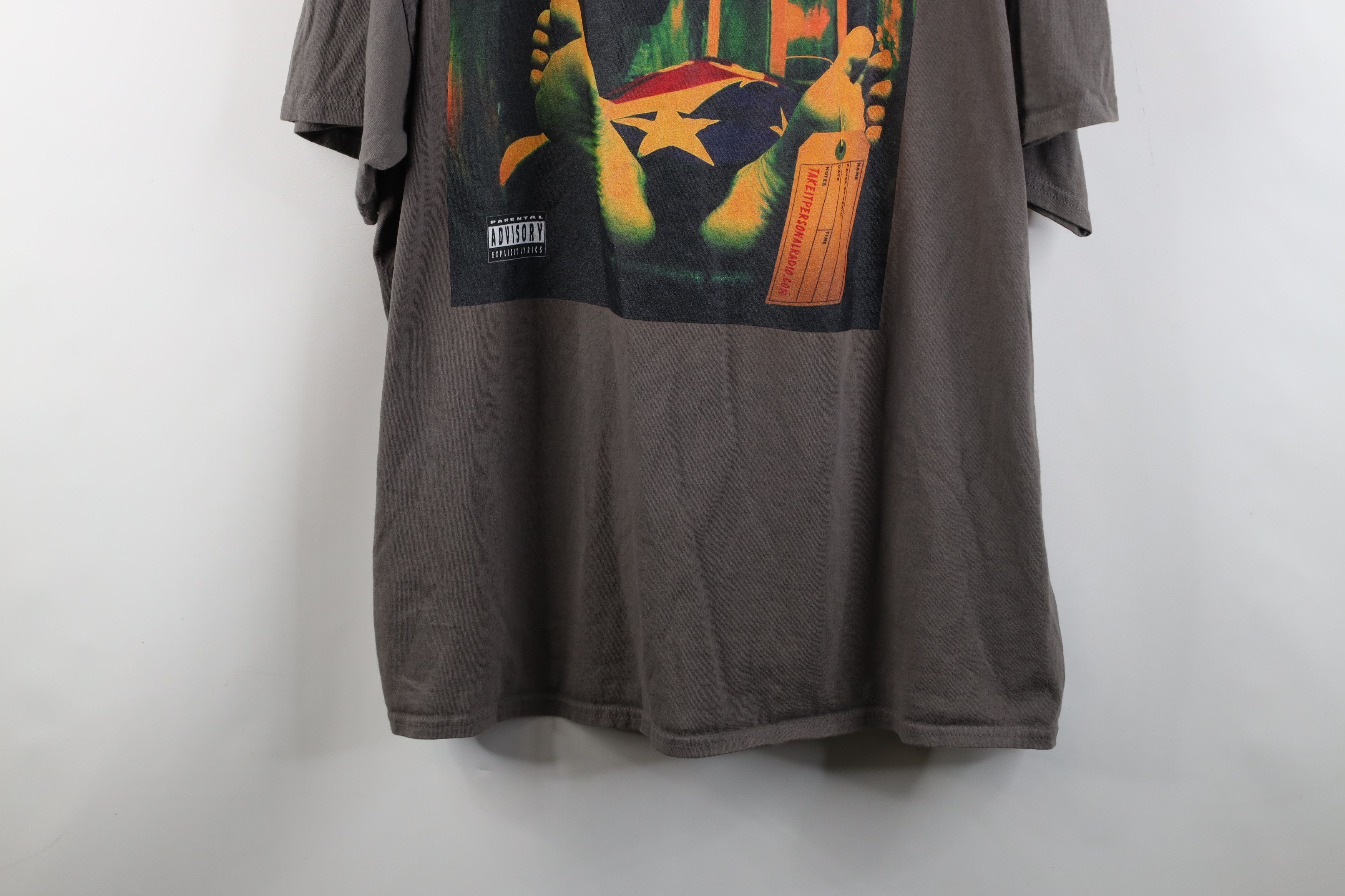 Vintage Y2K Streetwear Podcast Philaflava DJ 360 T-Shirt Gray Size US XXL / EU 58 / 5 - 3 Thumbnail