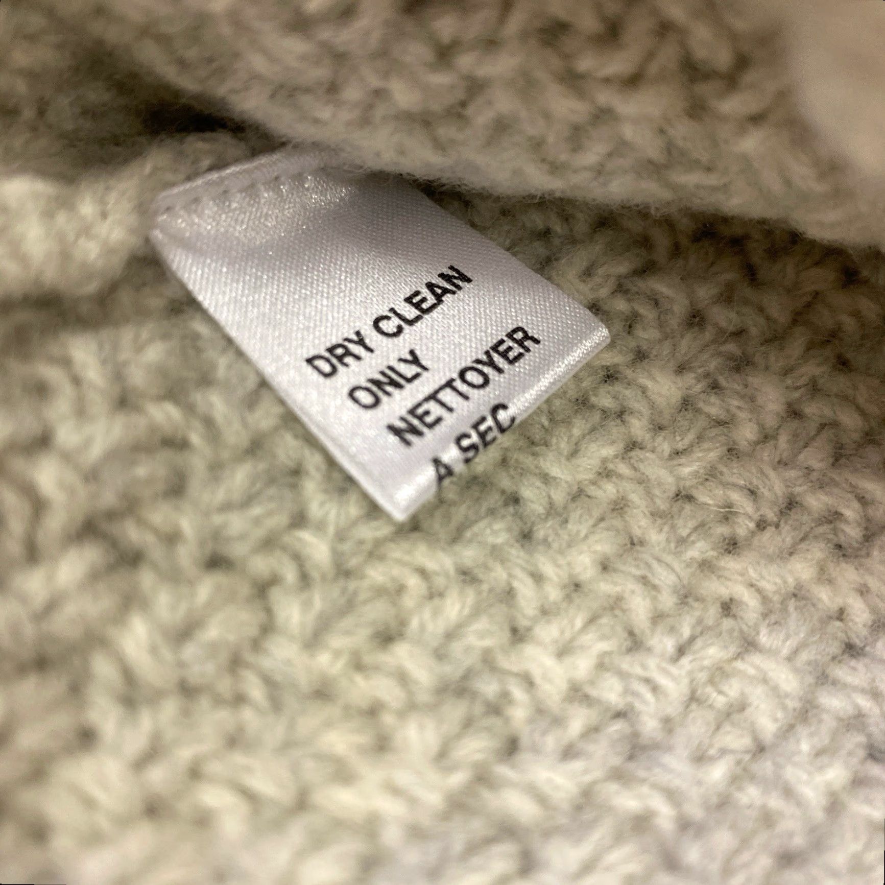 Tommy Bahama Tommy Bahama Sweater Mens Medium Beige Cable-Knit Fisherman Pullover 1/4 Zip Heavyweight Regular Wool Knit Size US M / EU 48-50 / 2 - 4 Thumbnail
