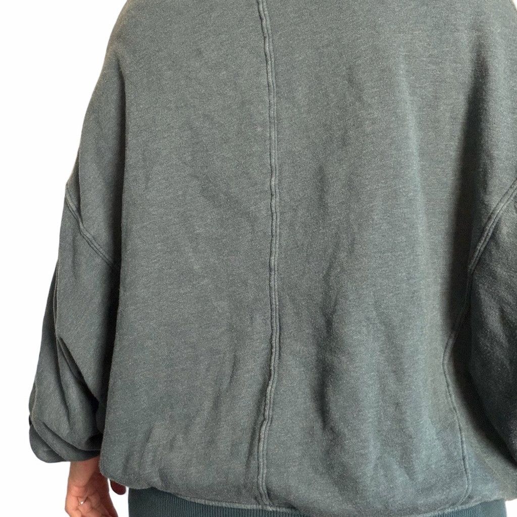 Free People We The Free Oversized Half-Zip | EUC | Sz M Size M / US 6-8 / IT 42-44 - 3 Thumbnail