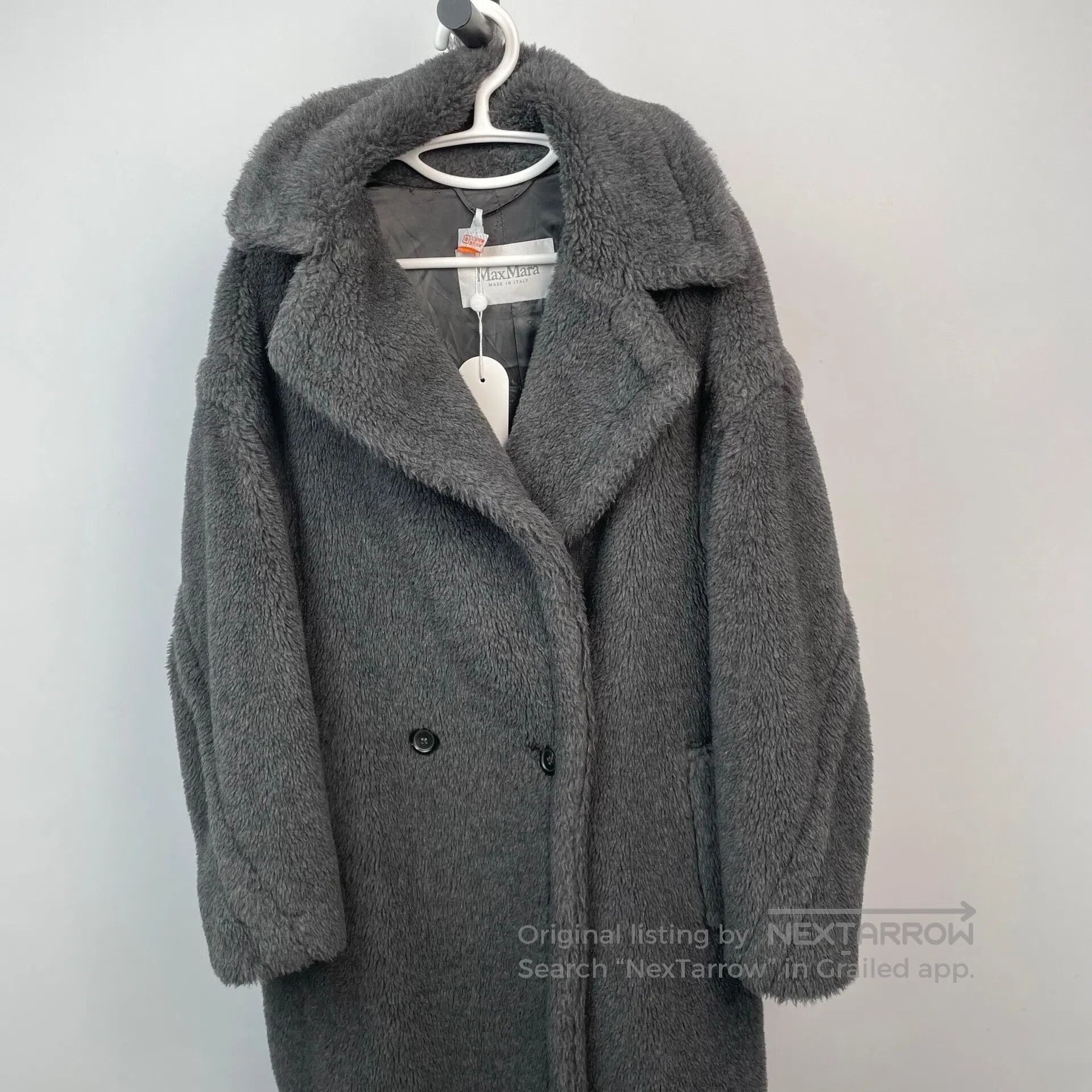 Max Mara Max Mara Dark Grey Teddy Series Teddy Bear Coat| Size S / US 4 / IT 40 - 3 Thumbnail