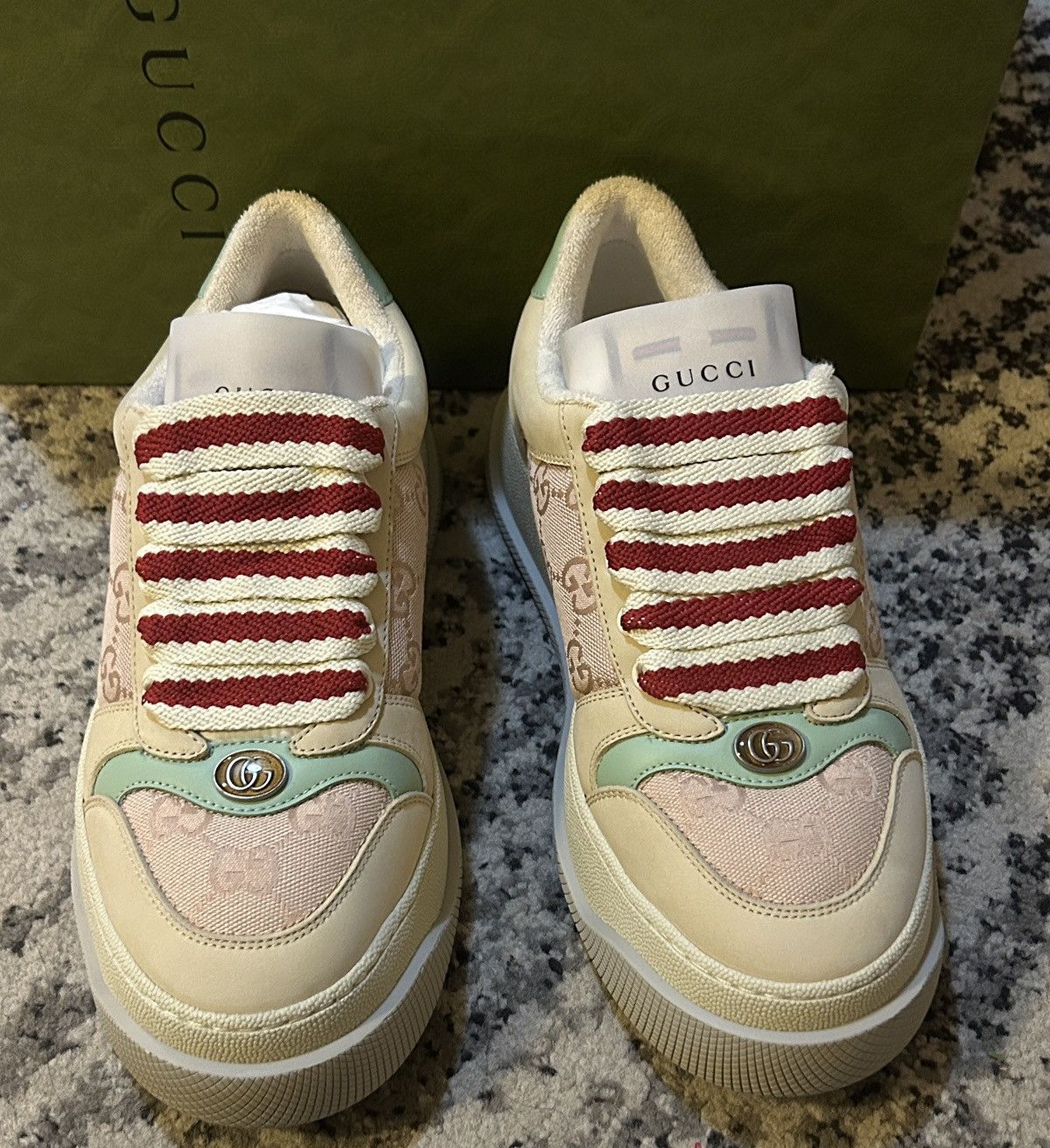 Gucci Gucci GG Monogram Screener Sneaker Size US 9.5 / IT 39.5 - 6 Thumbnail