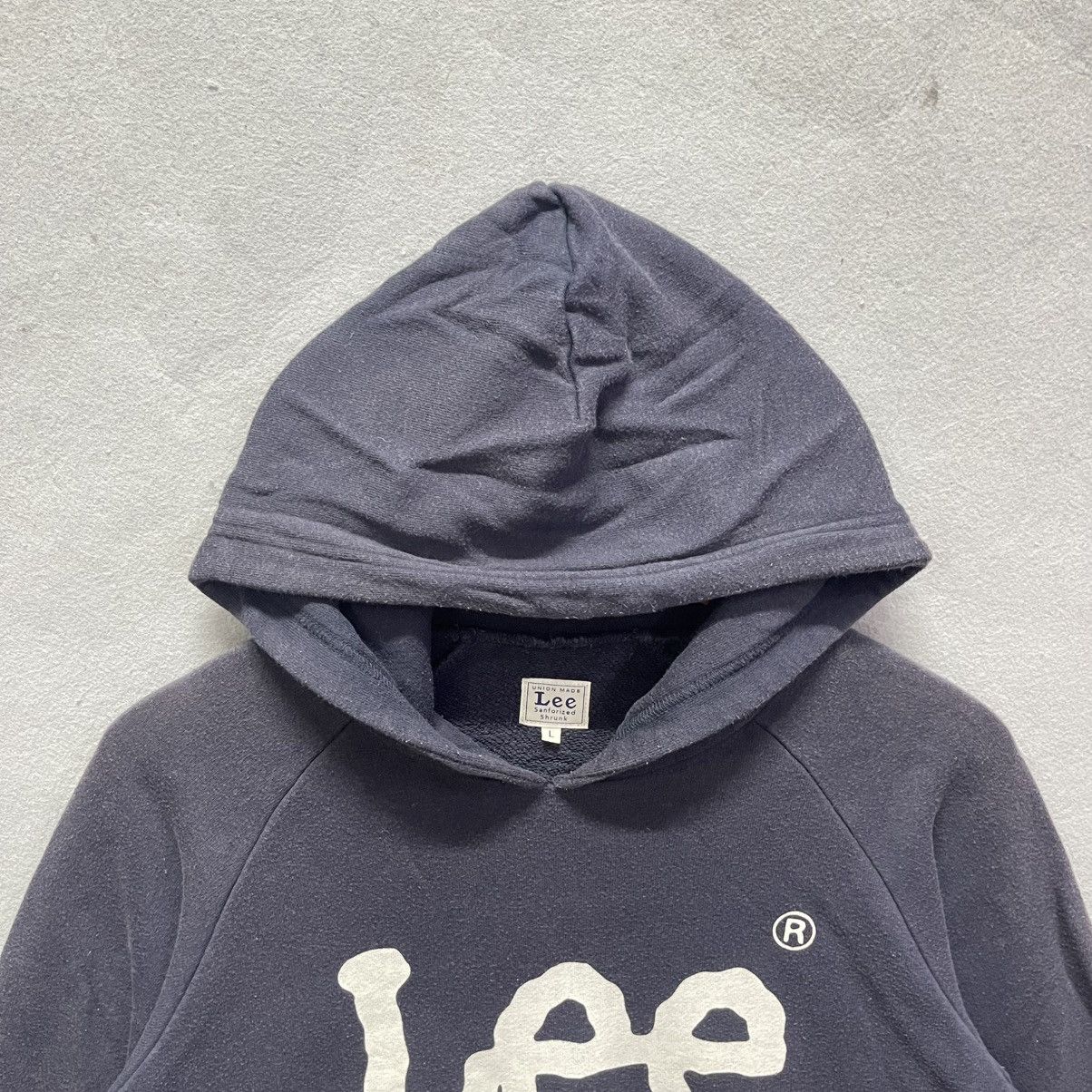 Lee Vintage Lee Union Made Logo Pullover Hoodie – Navy Size US M / EU 48-50 / 2 - 2 Thumbnail
