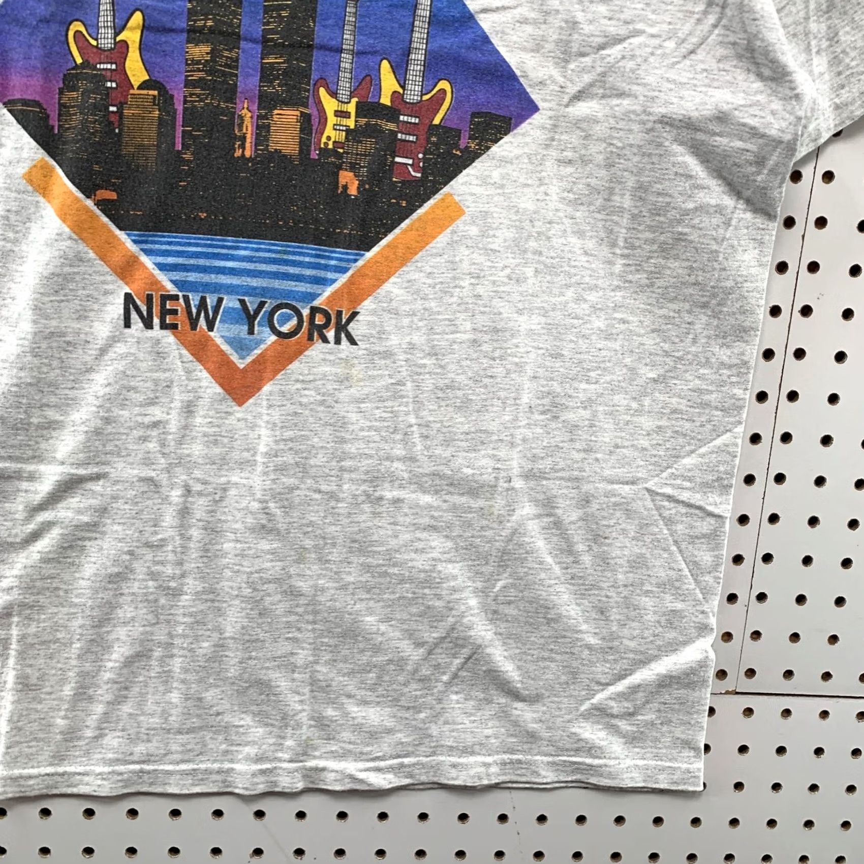 Hard Rock Cafe Vintage Hard Rock Cafe Shirt Mens XL New York Gray Single Stitch 90s Size US XL / EU 56 / 4 - 7 Thumbnail