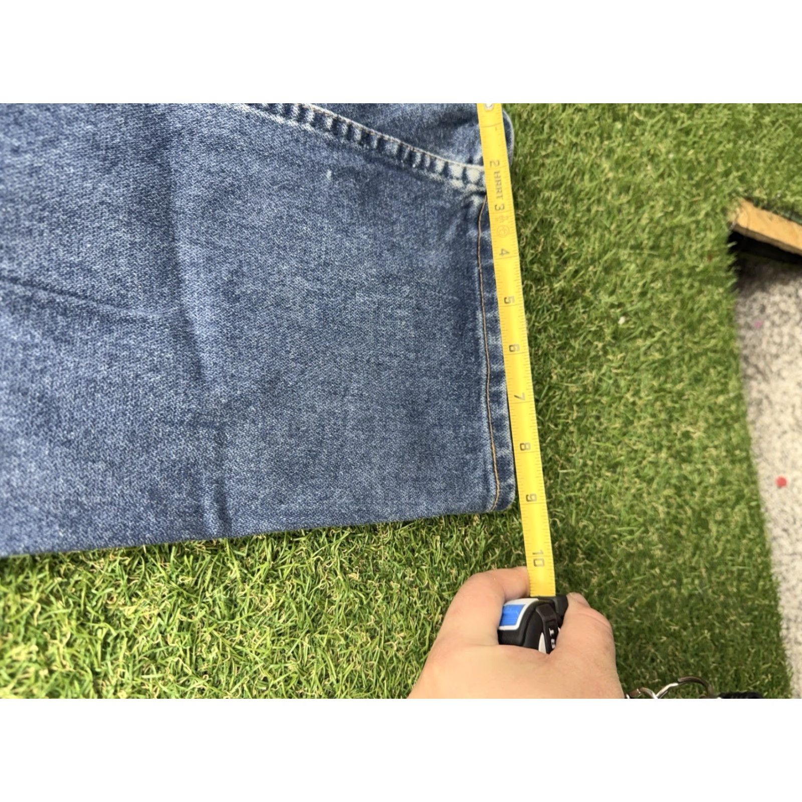 Wrangler Wrangler Jeans Mens 40x34 Riggs Blue Medium Wash Denim Work Wear Streetwear Size US 40 / EU 56 - 4 Thumbnail