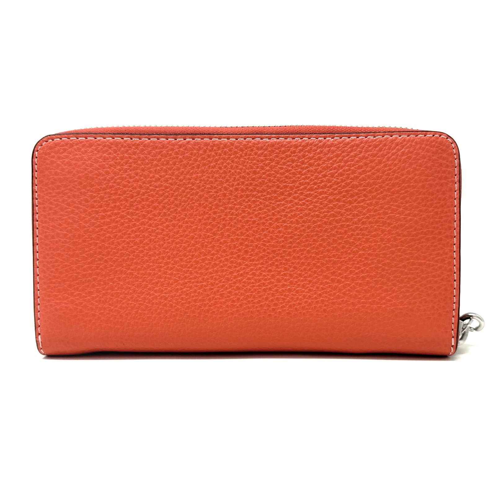 Coach Coach Long Zip Around Wallet Signature Canvas Orange CK427 Size ONE SIZE - 3 Thumbnail