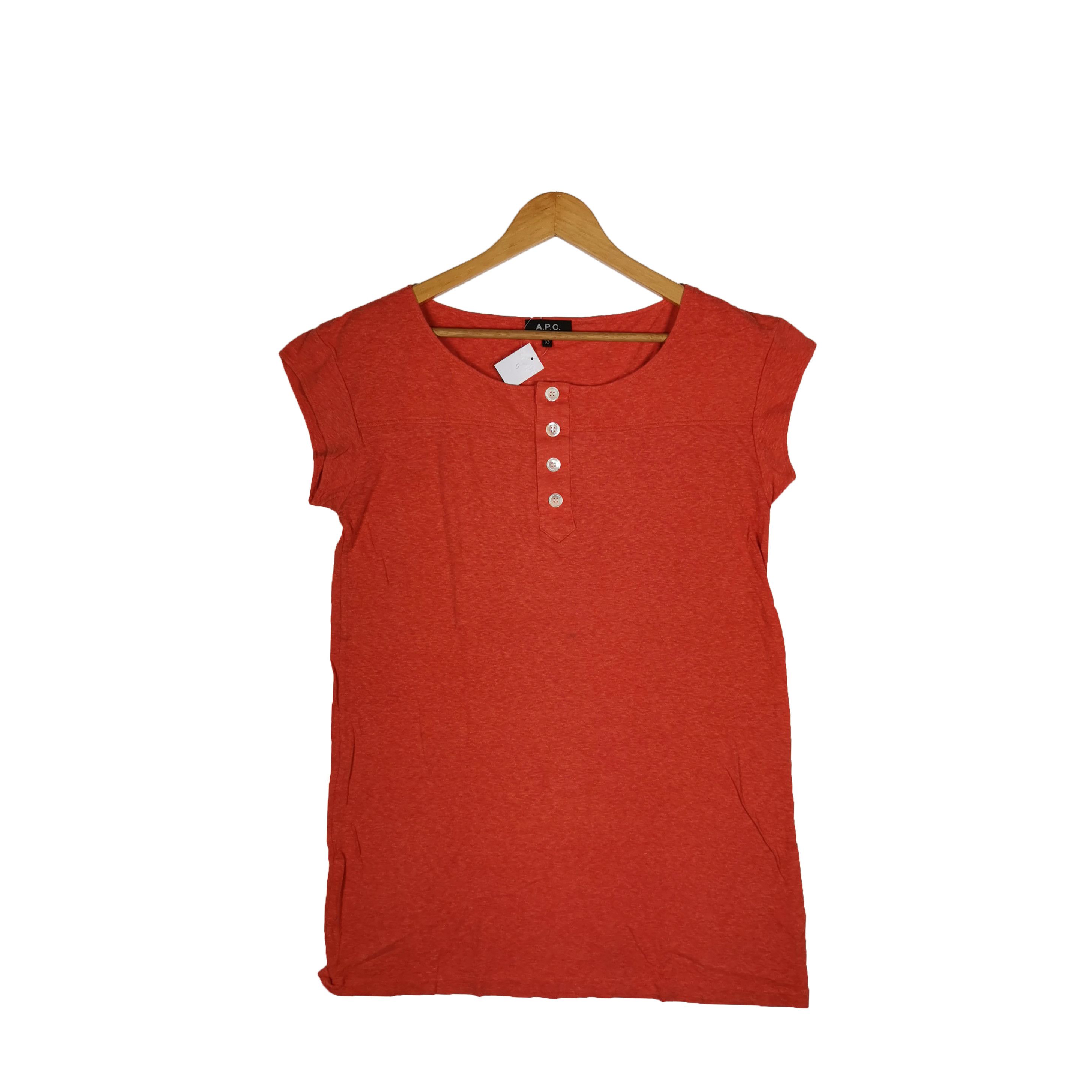 A.P.C. Vintage 90s ApC Ladies Women Tees T Shirt Size XS / US 0-2 / IT 36-38 - 1 Thumbnail