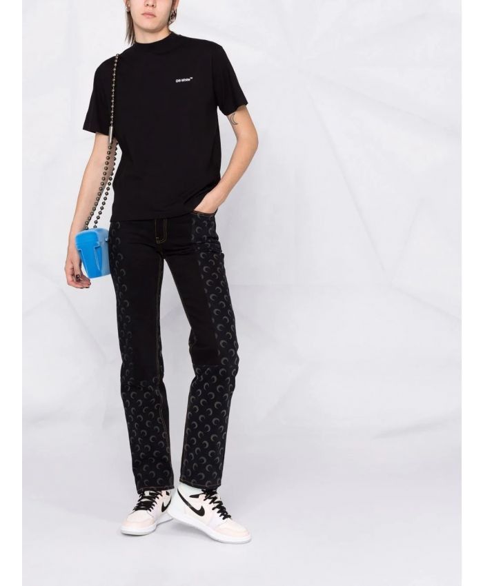 Off-White o1gr1nt1124 Diag Regular T-Shirt in Black Size US XS / EU 42 / 0 - 2 Thumbnail