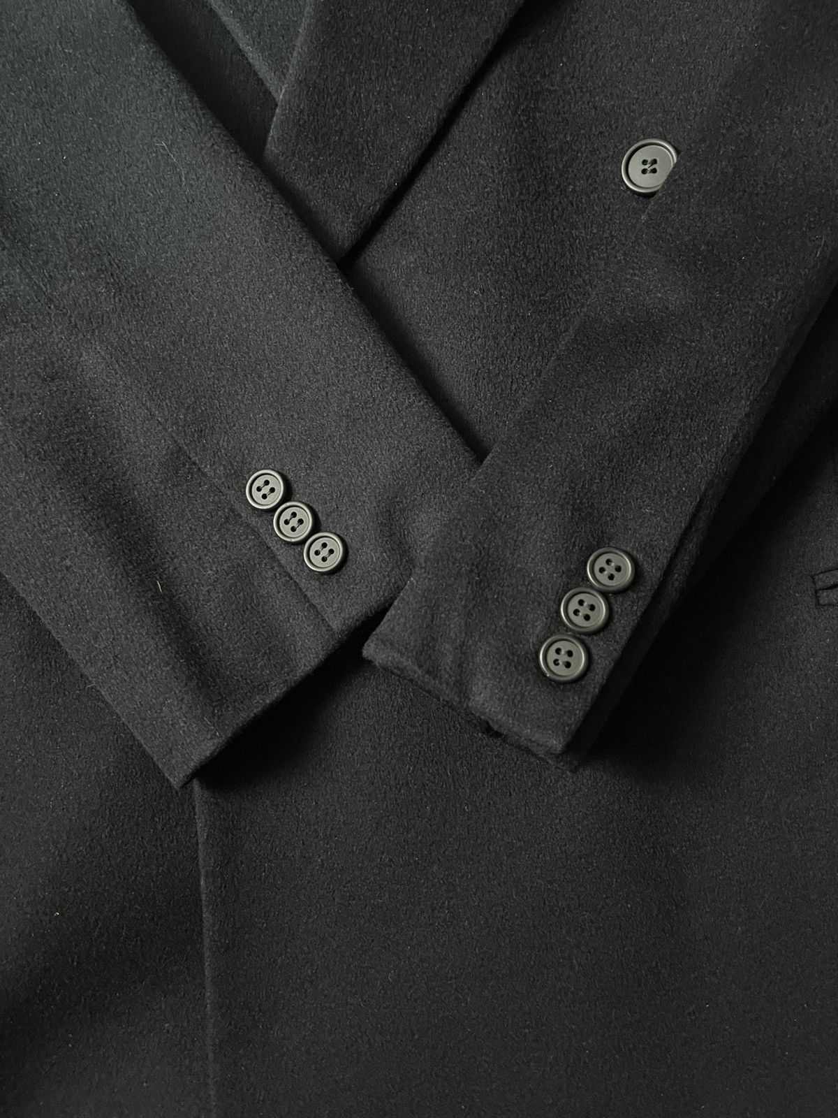 Giorgio Armani Giorgio Armani Cashmere Navy Double-Breasted Blazer Size 42L - 7 Thumbnail