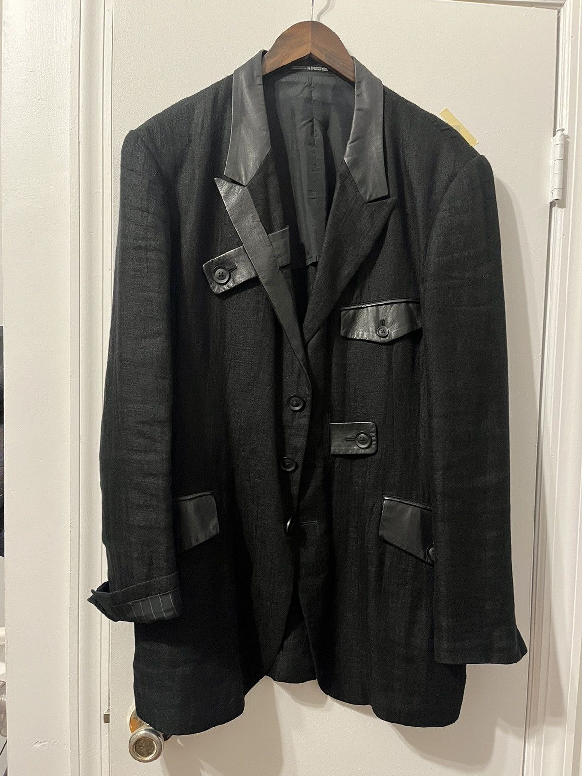 Yohji Yamamoto Pour Homme Leather Jacket