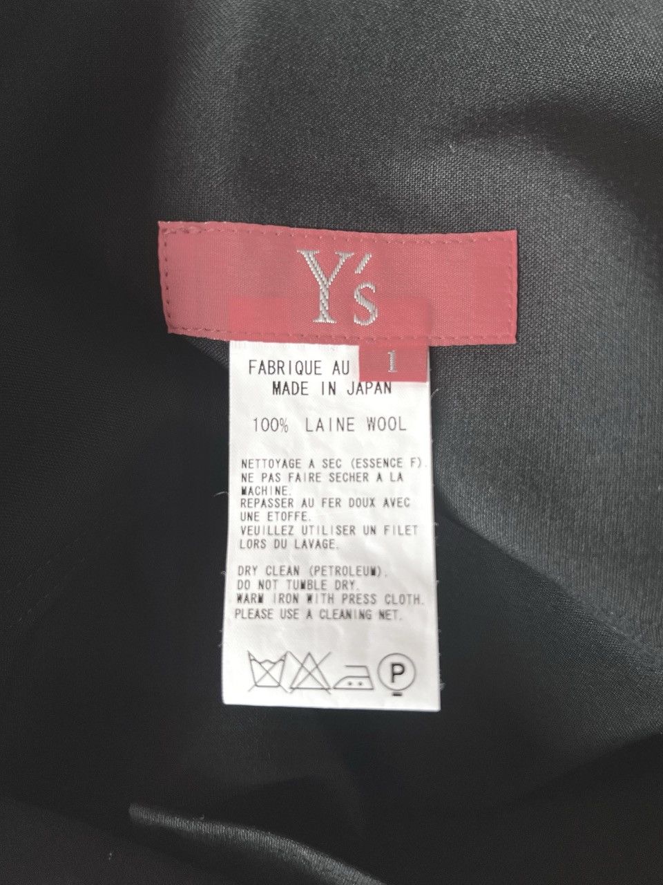 Yohji Yamamoto Yohji Yamamoto Y's - Wool Square Buckle Wrap Skirt Apron Size 30" / US 8 / IT 44 - 8 Thumbnail