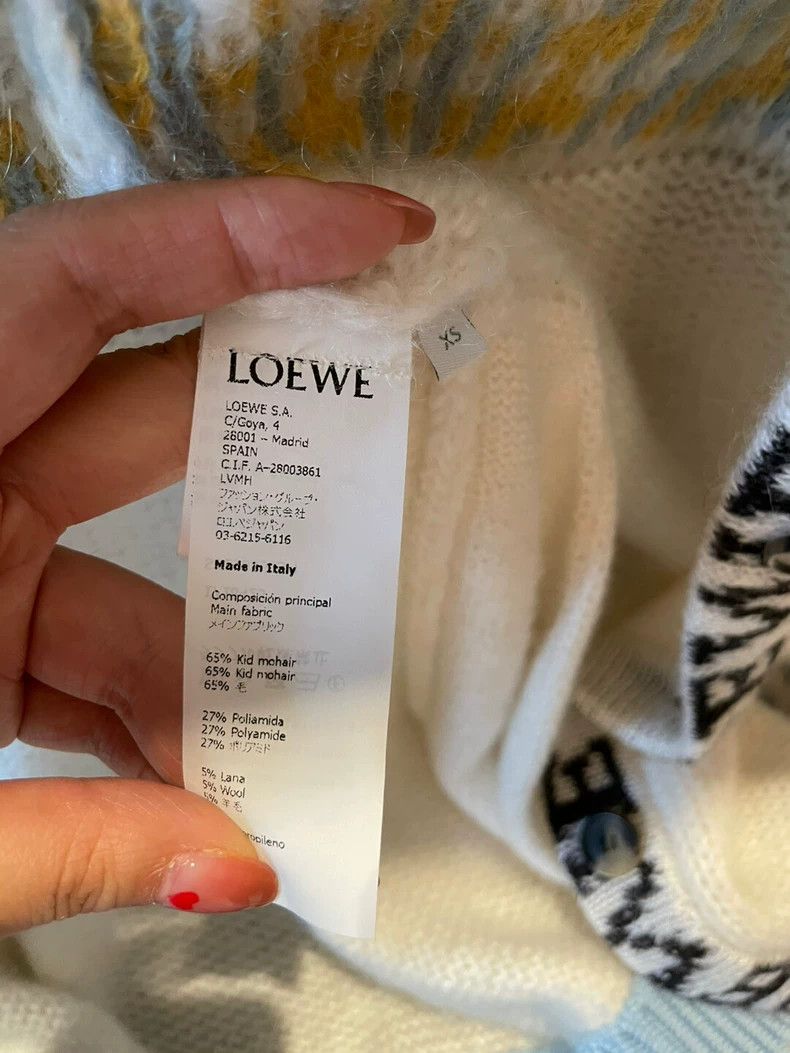Loewe Loewe Long knitted sweater with pattern Size XS / US 0-2 / IT 36-38 - 4 Thumbnail