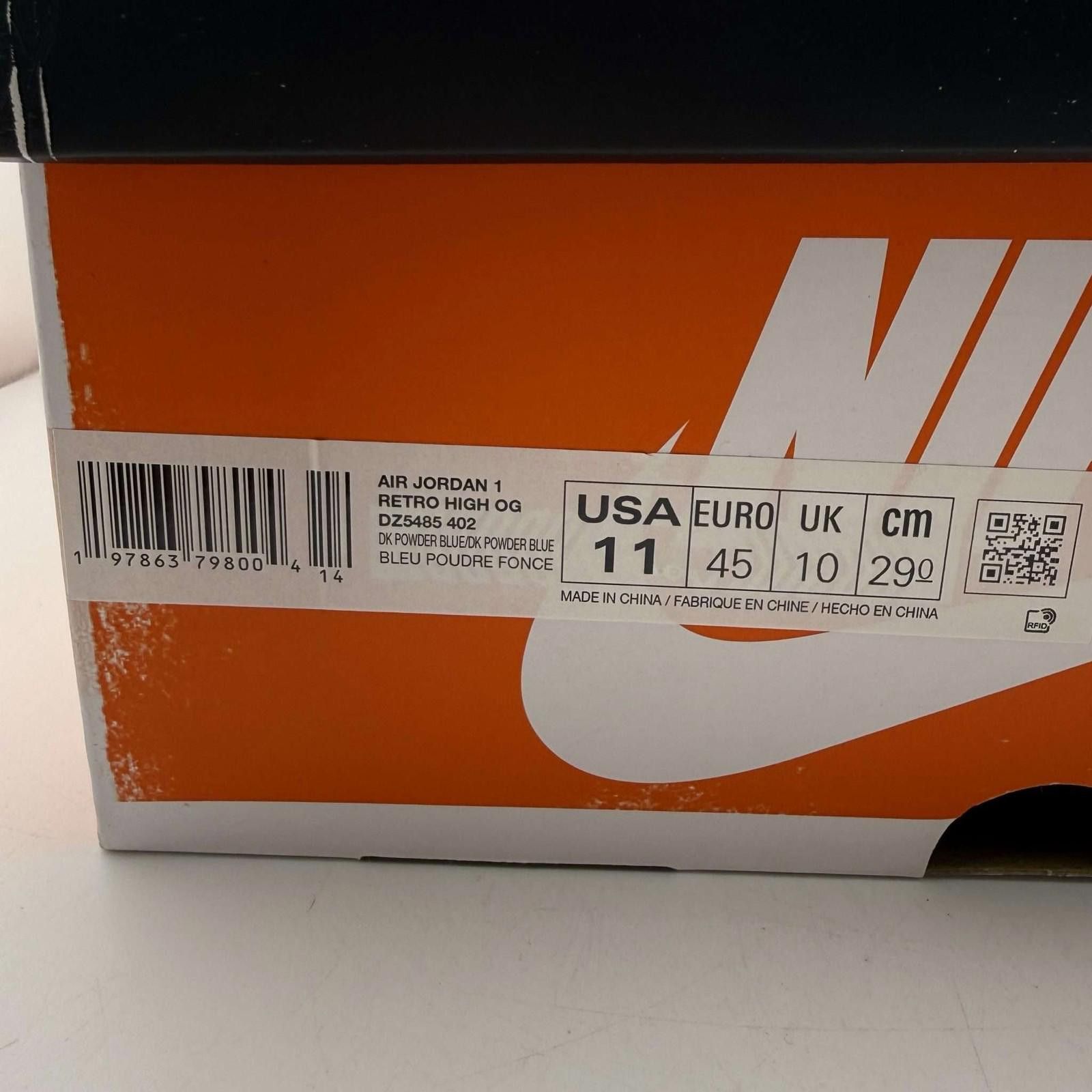 Nike Air Jordan 1 Retro High UNC Reimagined US 11 Used with Box Size US 11 / EU 44 - 10 Thumbnail