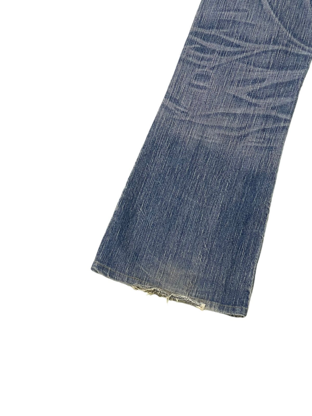 Edwin Flare Jeans Edwin Japan Faded Distress Boot Cut 8🟦0 Size US 30 / EU 46 - 14 Thumbnail