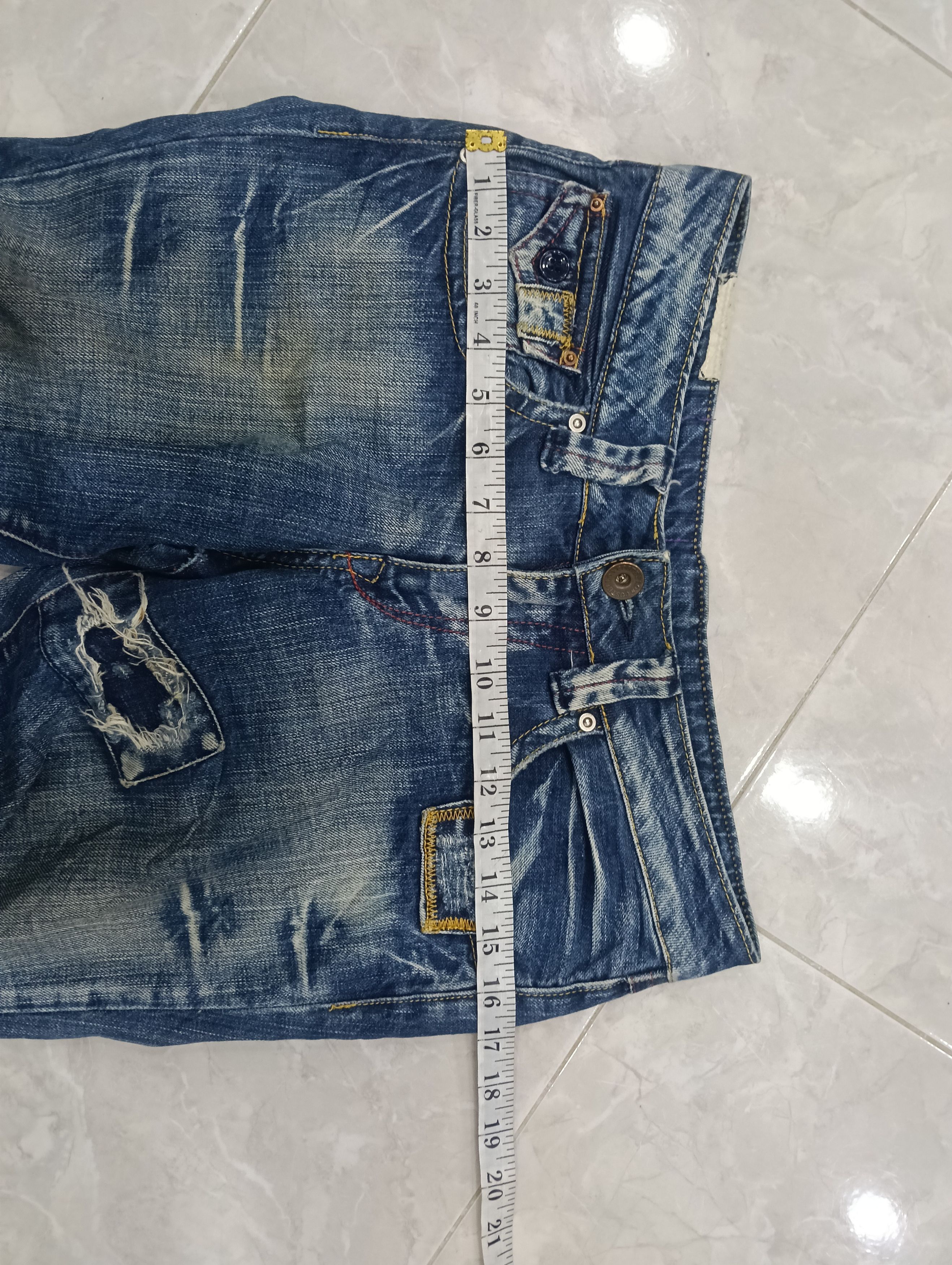 Japanese Brand Costello Sick Design Bootcut Denim Size 30" / US 8 / IT 44 - 14 Thumbnail