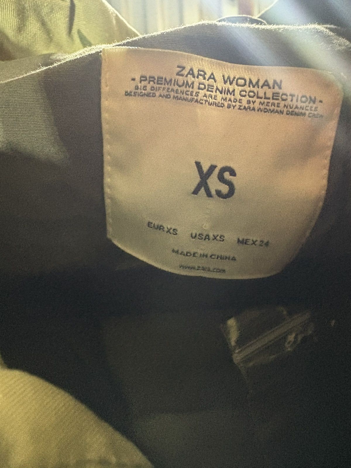 Zara Zara woman size xs Green and brown camo jacket Size XS / US 0-2 / IT 36-38 - 3 Thumbnail