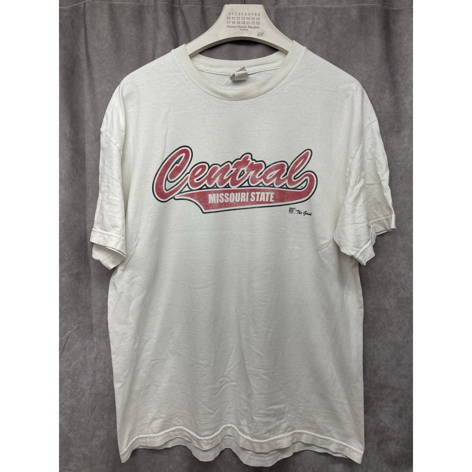 The Game VTG 90s Central Missouri State Baseball Script The Game T Sh Size US XL / EU 56 / 4 - 1 Thumbnail