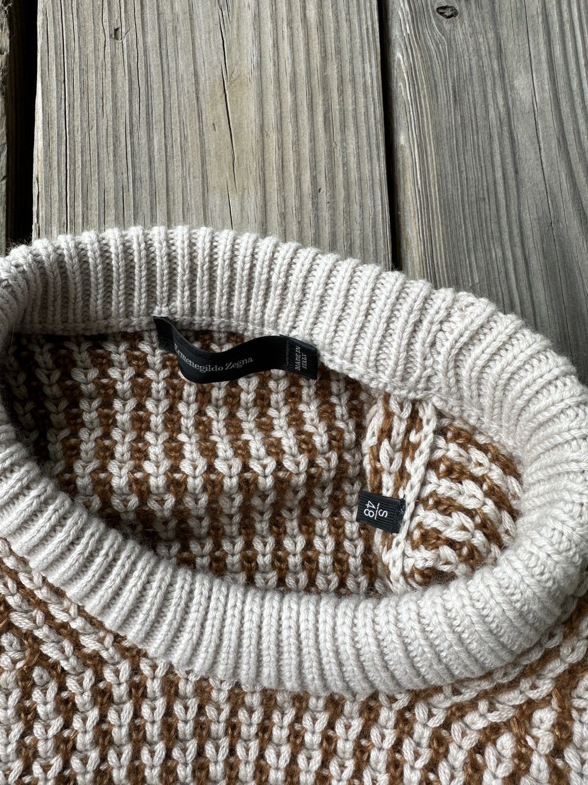 Ermenegildo Zegna Zegna Cashmere Silk Sweater Knit Size US S / EU 44-46 / 1 - 6 Thumbnail