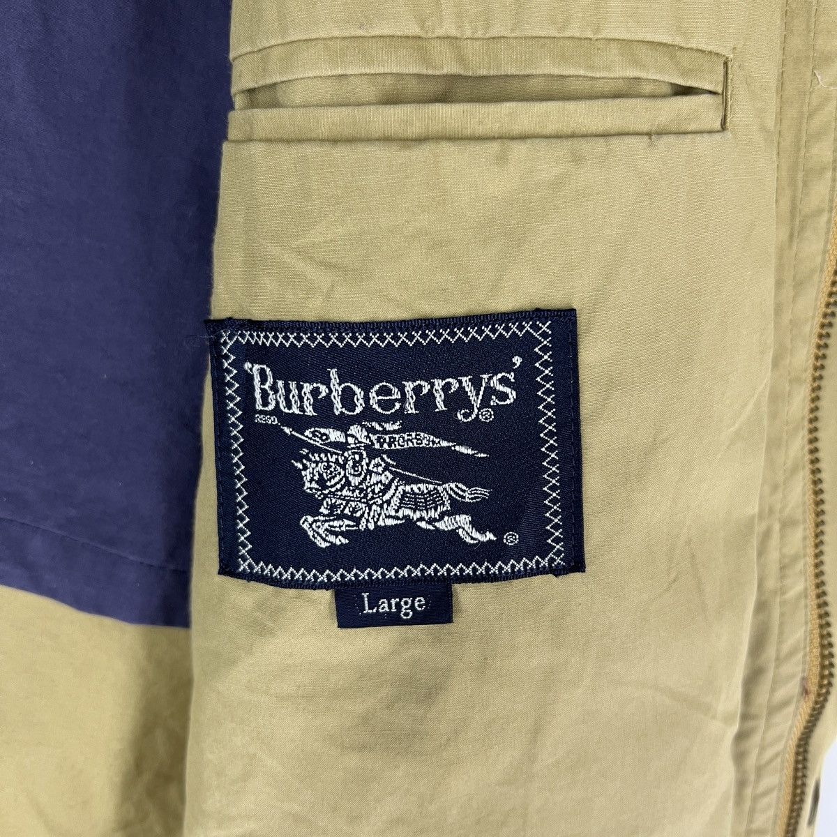 Burberry Burberrys' Trek and Travel cotton jacket beige/khaki color Size US L / EU 52-54 / 3 - 12 Thumbnail