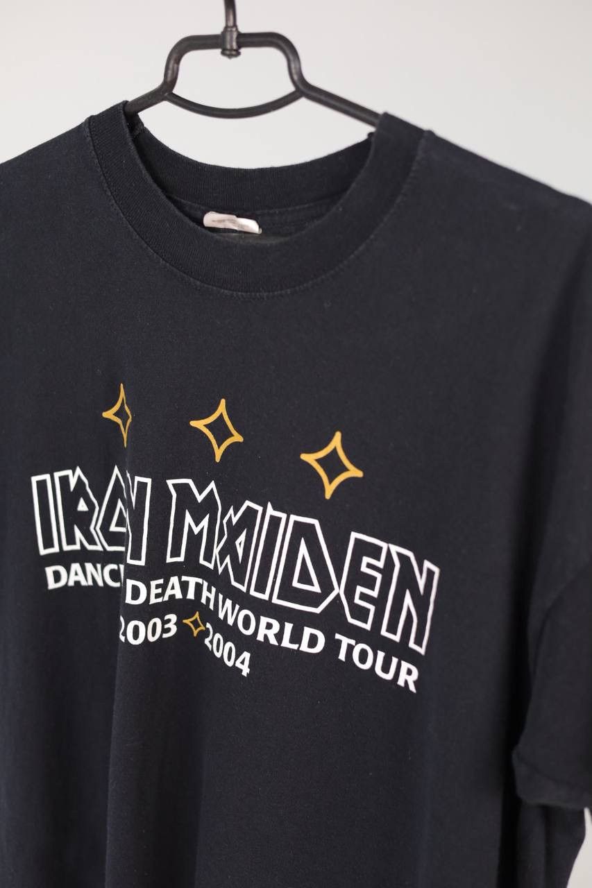 Vintage Iron Maiden Vintage T Shirt Dance of Death World Tour 2003/4 Size US XL / EU 56 / 4 - 3 Thumbnail