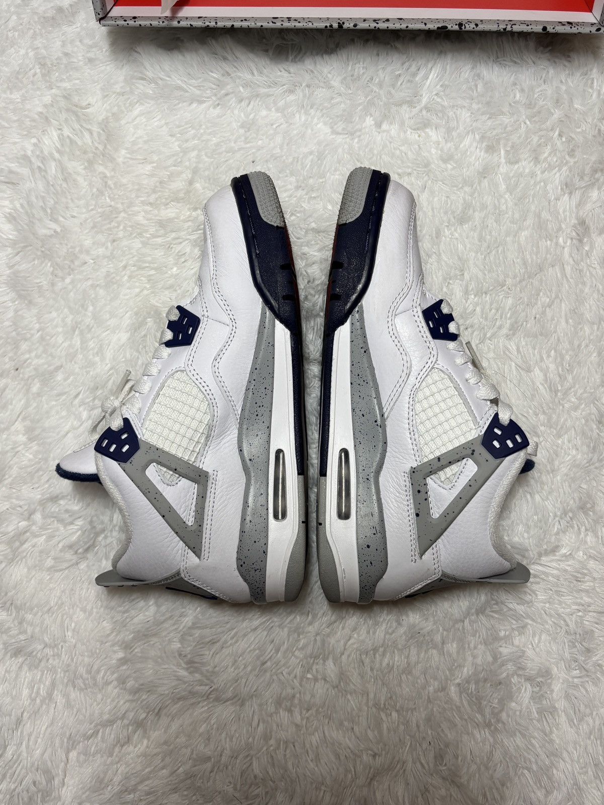 Jordan Brand Air Jordan 4 Retro GS 'Midnight Navy' Size US 5.5 / IT 35.5 - 2 Thumbnail