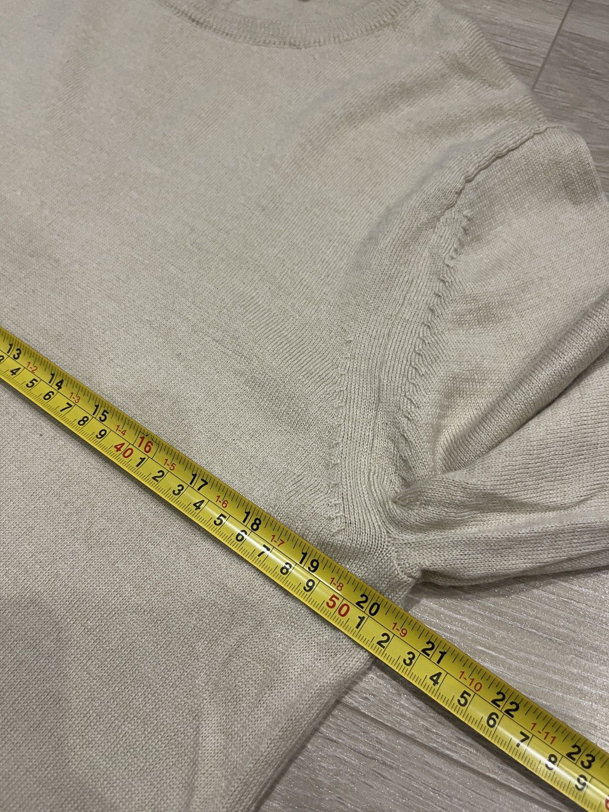 Calvin Klein Light beige wool sweater calvin klein jumper m Size US M / EU 48-50 / 2 - 8 Thumbnail